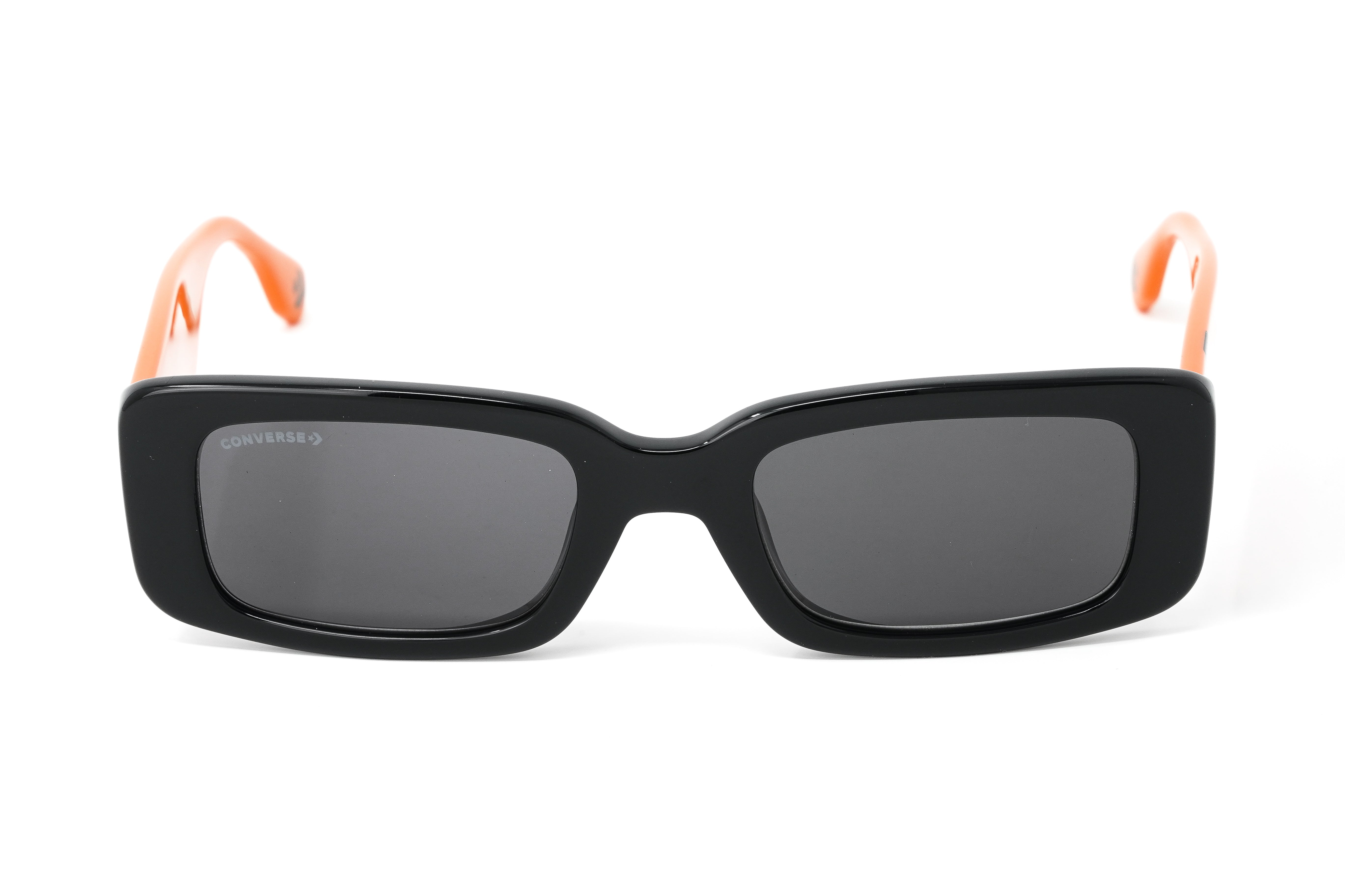 Converse Unisex Sunglasses Rectangle Orange and Black SCO228 700Y-GR8 Sunglasses