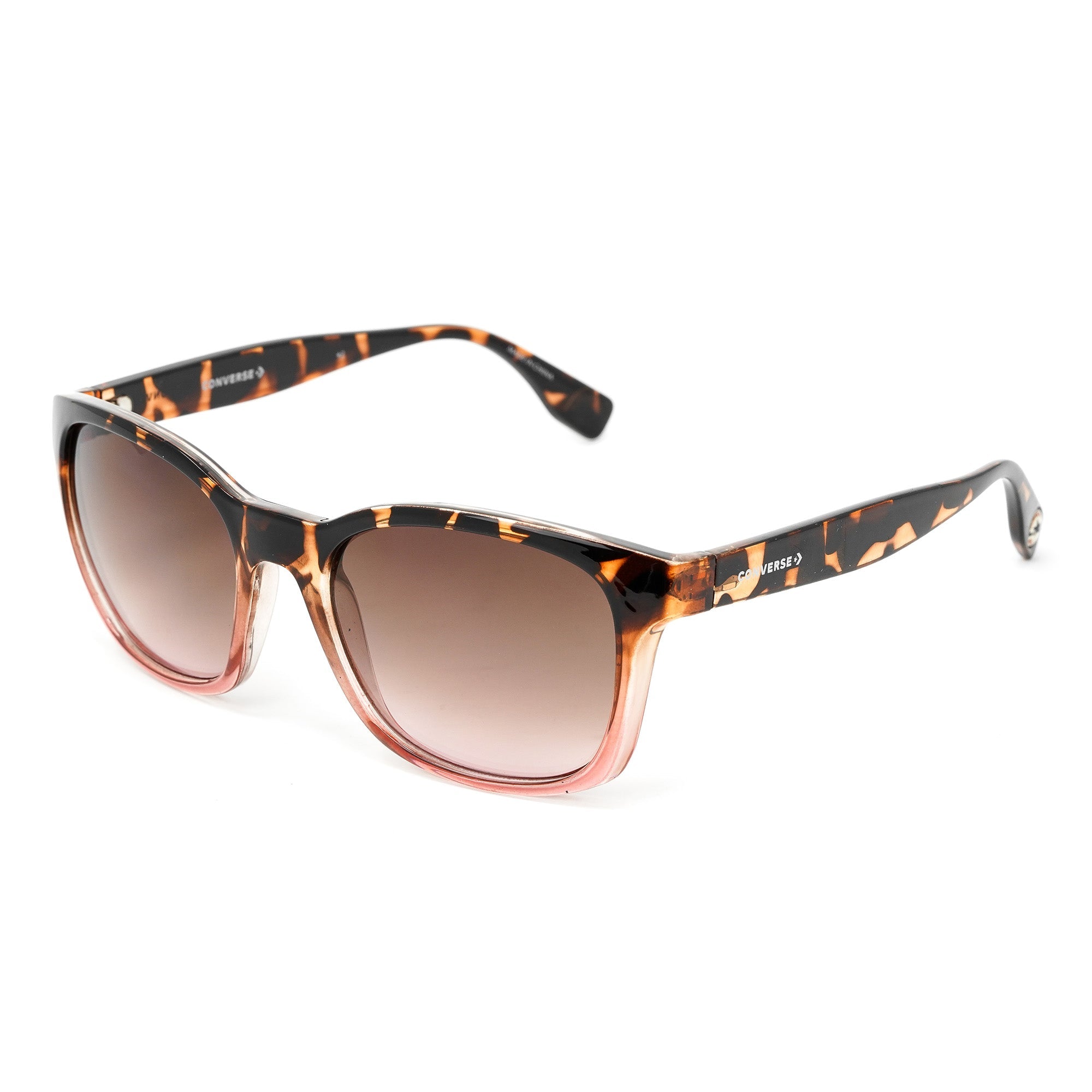 Converse Womens Sunglasses Large Square Tortoise and Pink SCO294 TOPI-GR8 Sunglasses