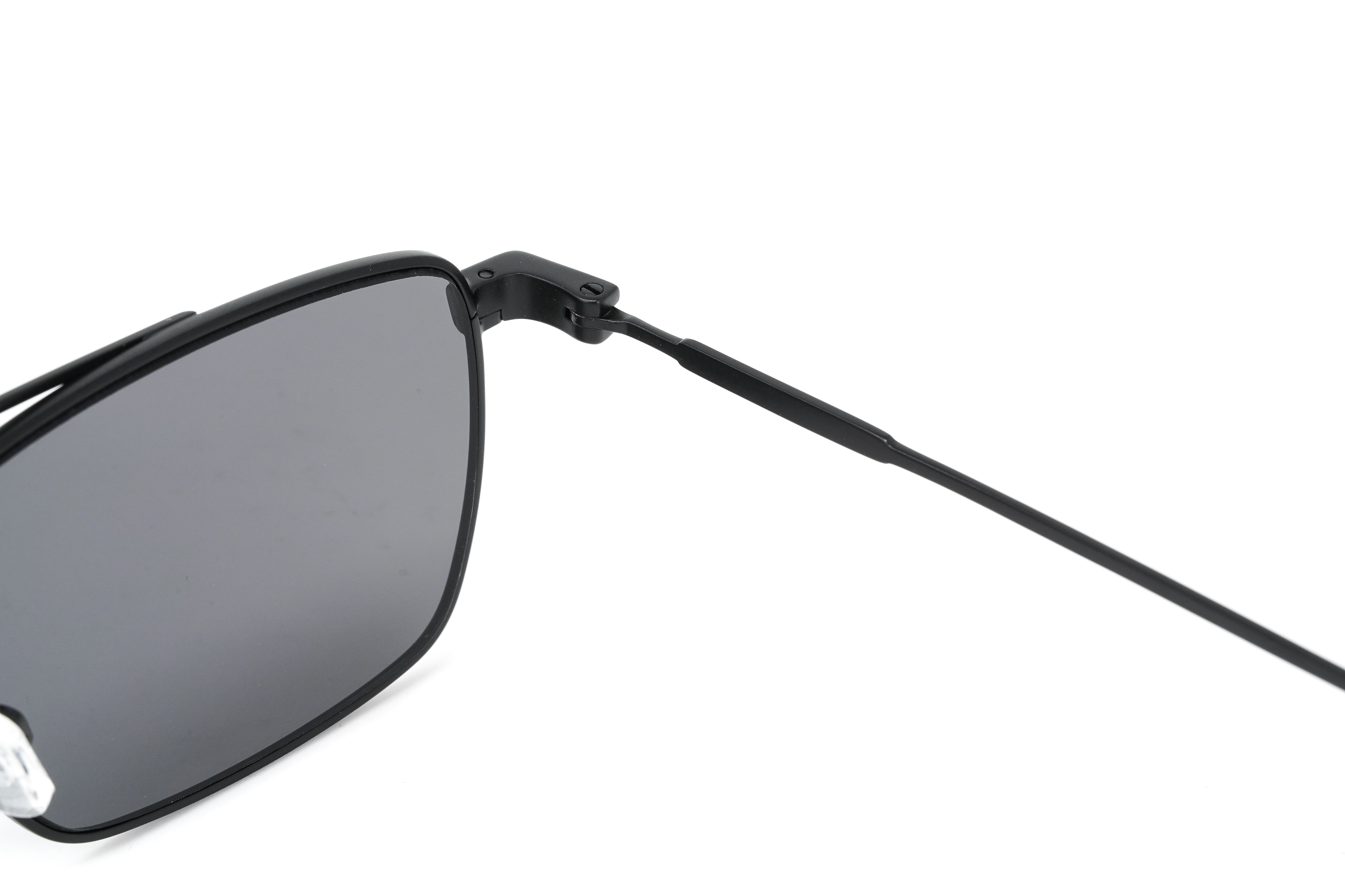 Sergio Tacchini Men's Rectangular Black Metal ST7001 052-GR8 Sunglasses