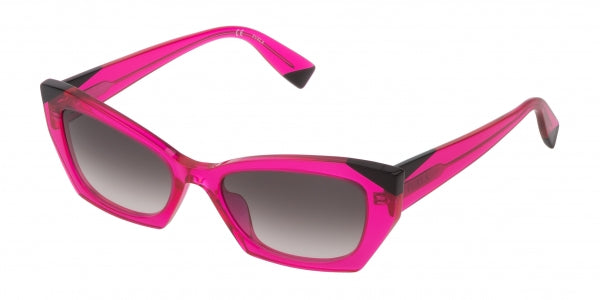 Furla Women's Sunglasses Cat Eye Pink SFU334V 0ATE-GR8 Sunglasses