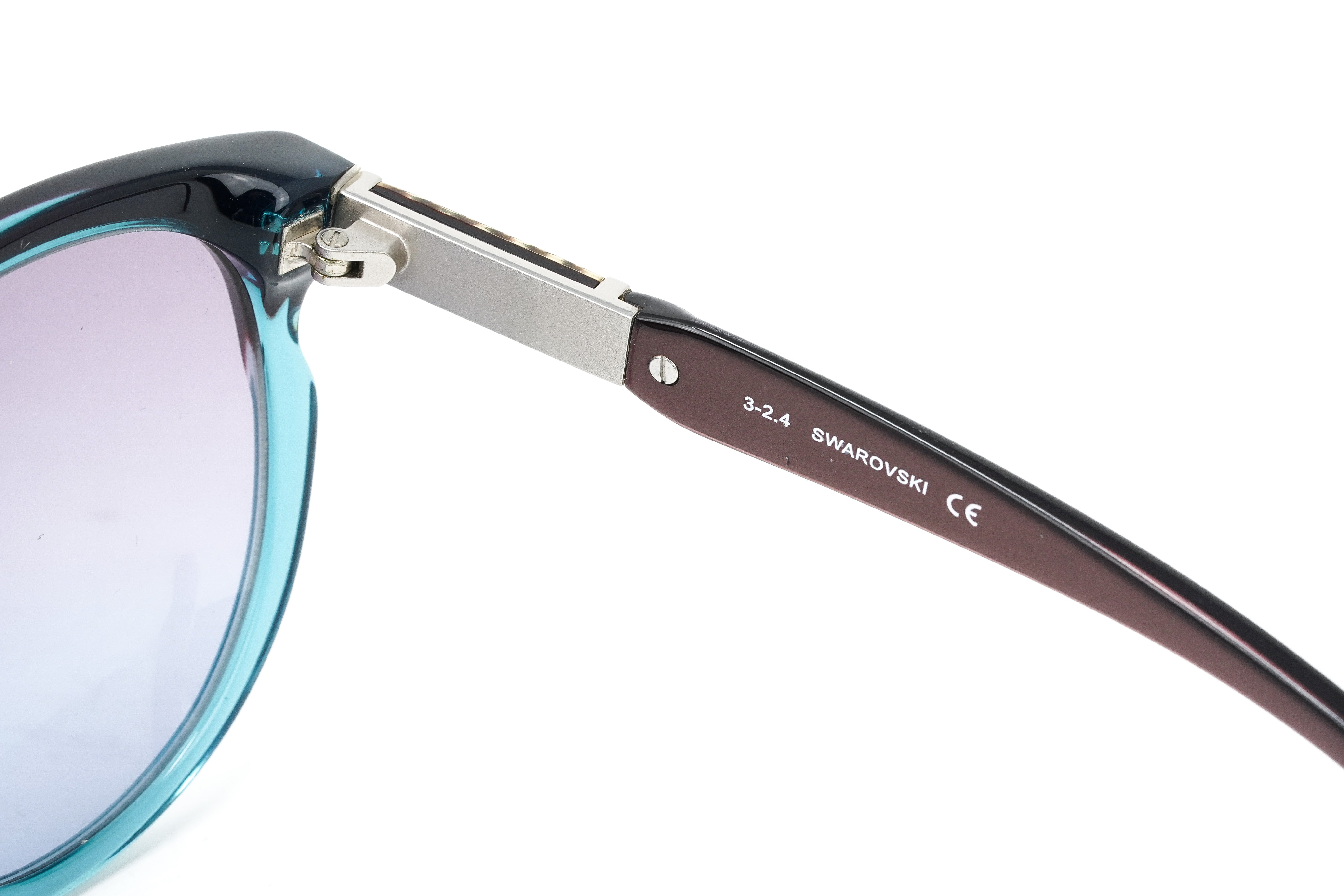 Swarovski Emilia Women's Sunglasses Oversized Oval Blue SK0081-89T-GR8 Sunglasses