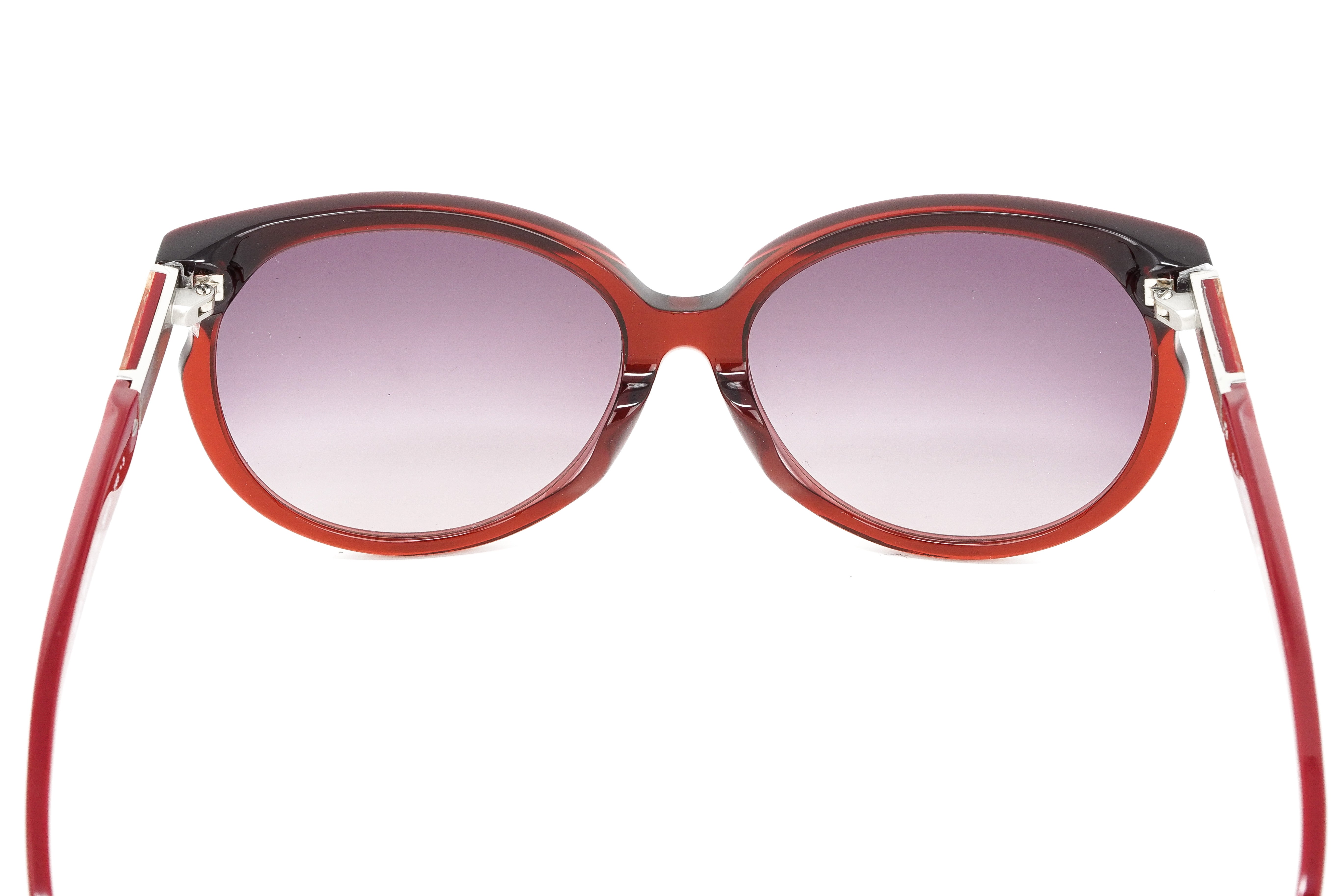 Swarovski Emilia Women's Sunglasses Oversized Oval Cat Eye Burgundy SK0081-F 71T-GR8 Sunglasses