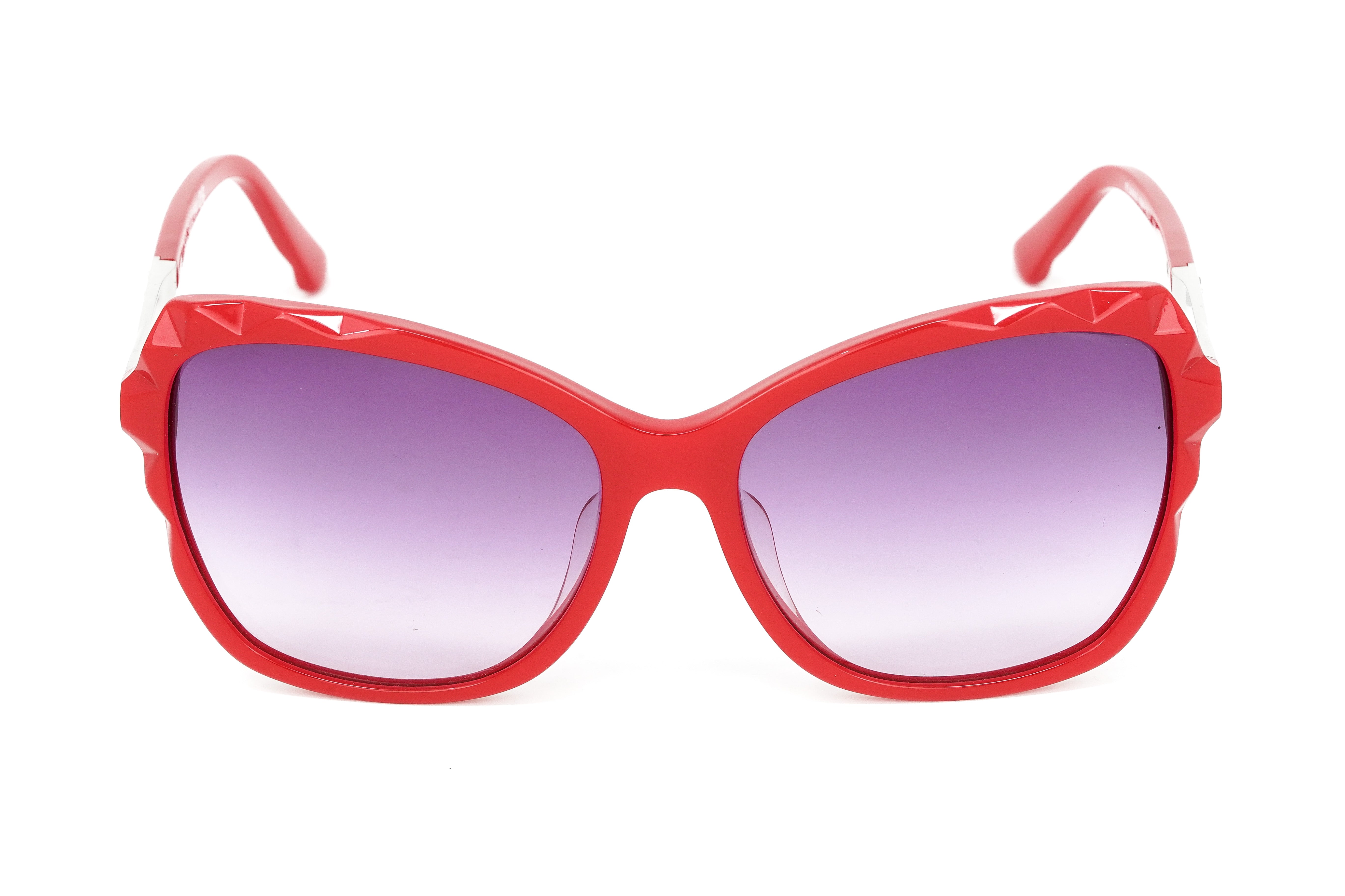 Swarovski Women's Flavia Sunglasses Cat Eye Red SK0106-F/S 72B-GR8 Sunglasses
