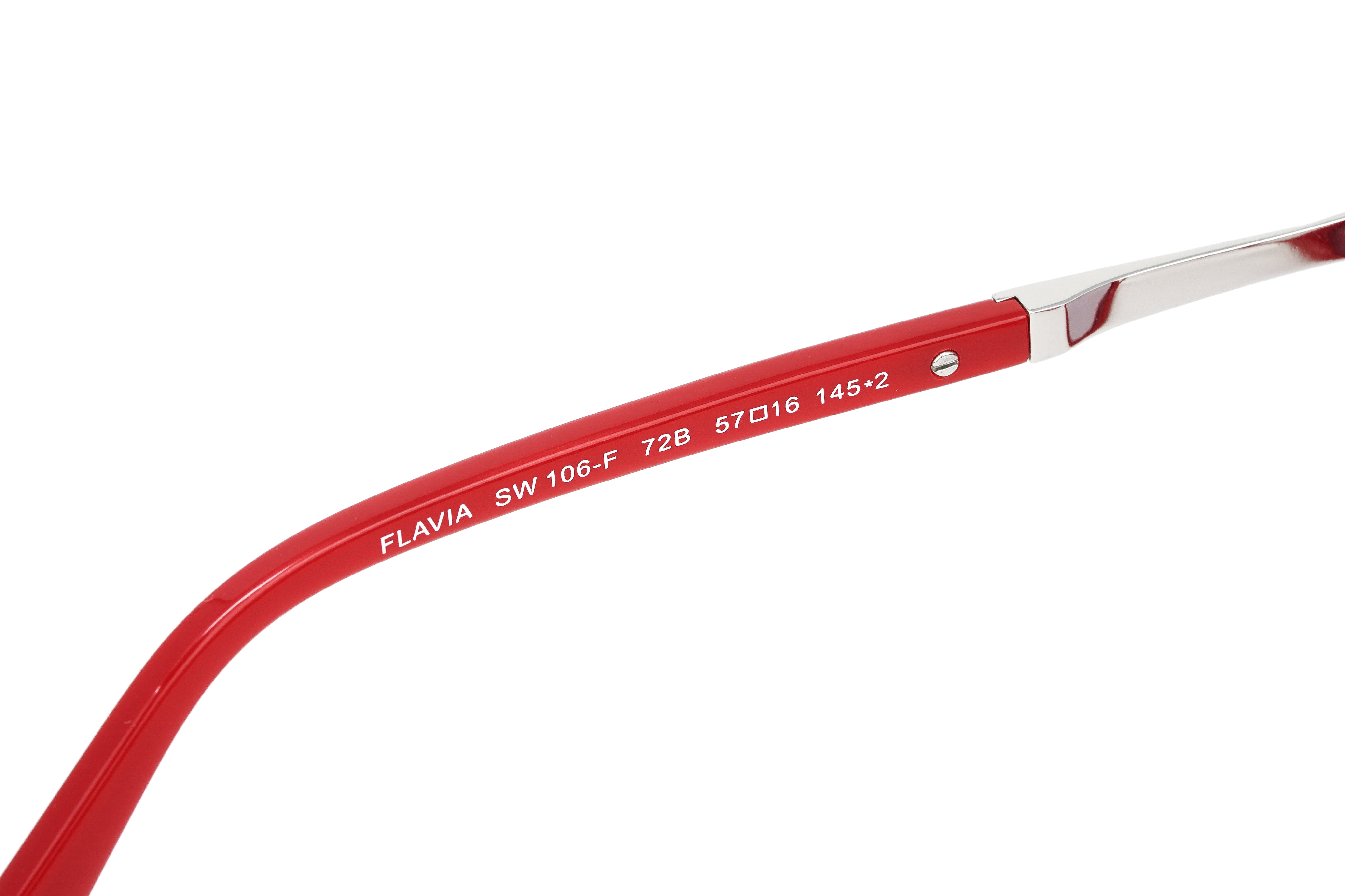 Swarovski Women's Flavia Sunglasses Cat Eye Red SK0106-F/S 72B-GR8 Sunglasses