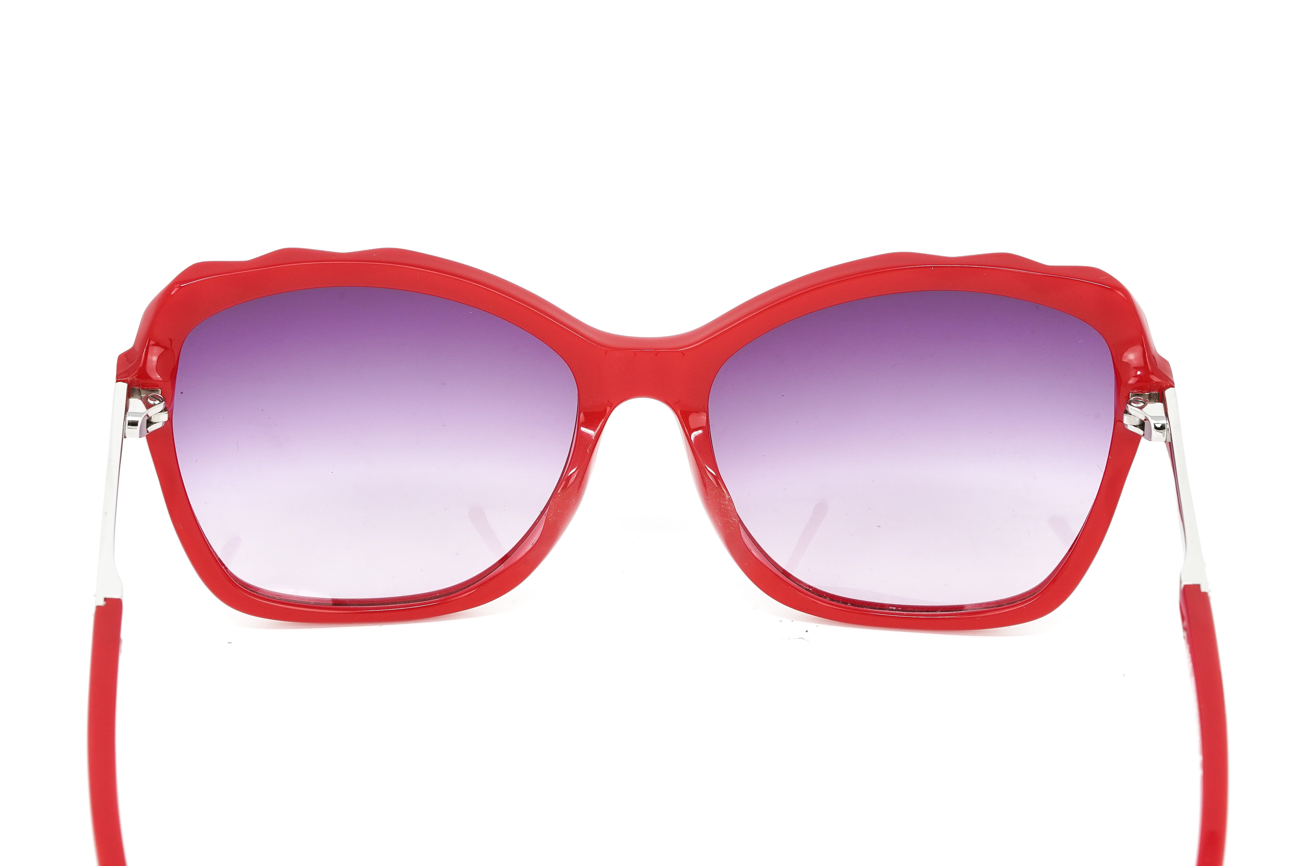 Swarovski Women's Flavia Sunglasses Cat Eye Red SK0106-F/S 72B-GR8 Sunglasses