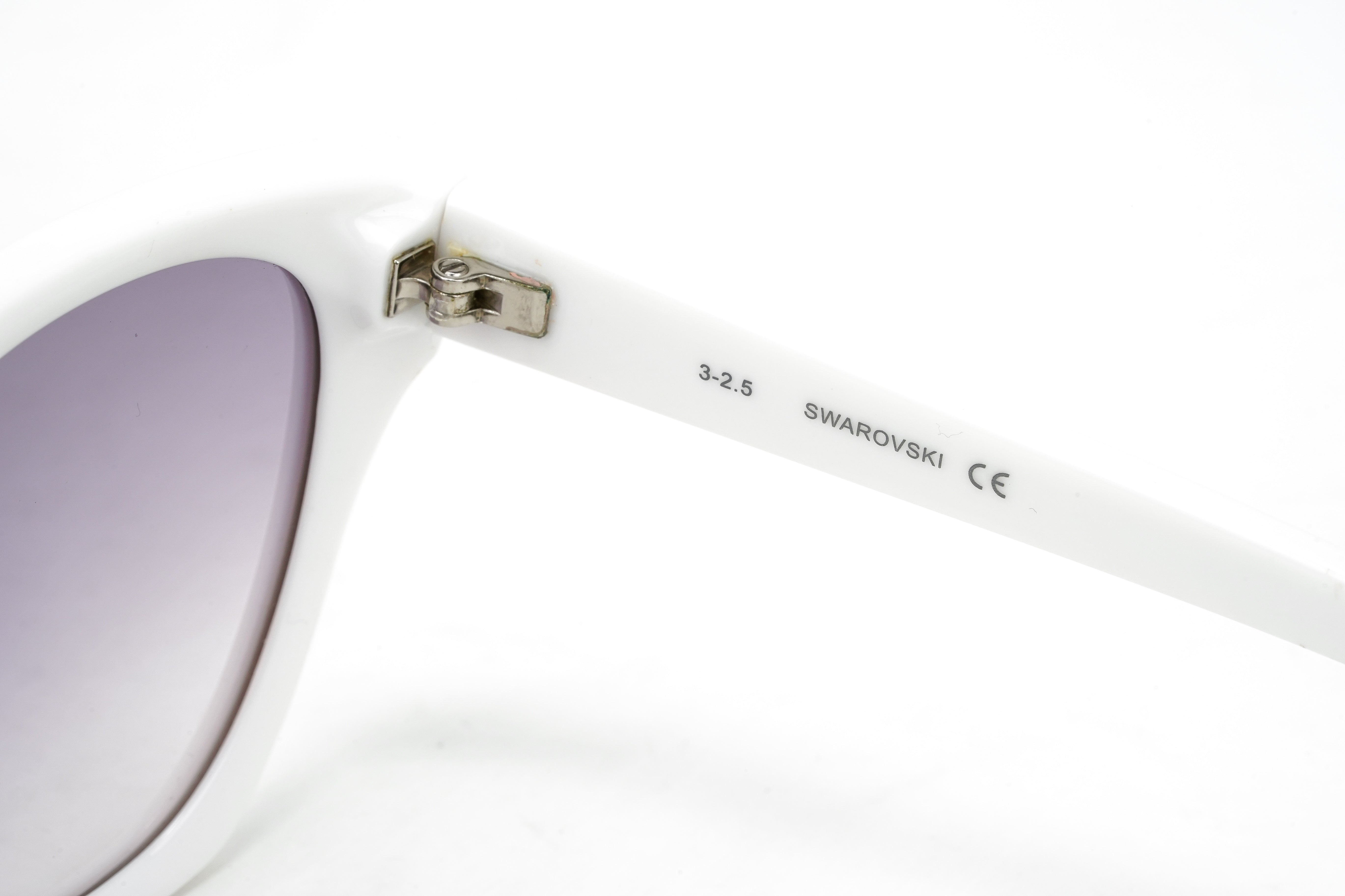 Swarovski Funky Women's Sunglasses Cat Eye Pilot White SK0108-F-21B-GR8 Sunglasses