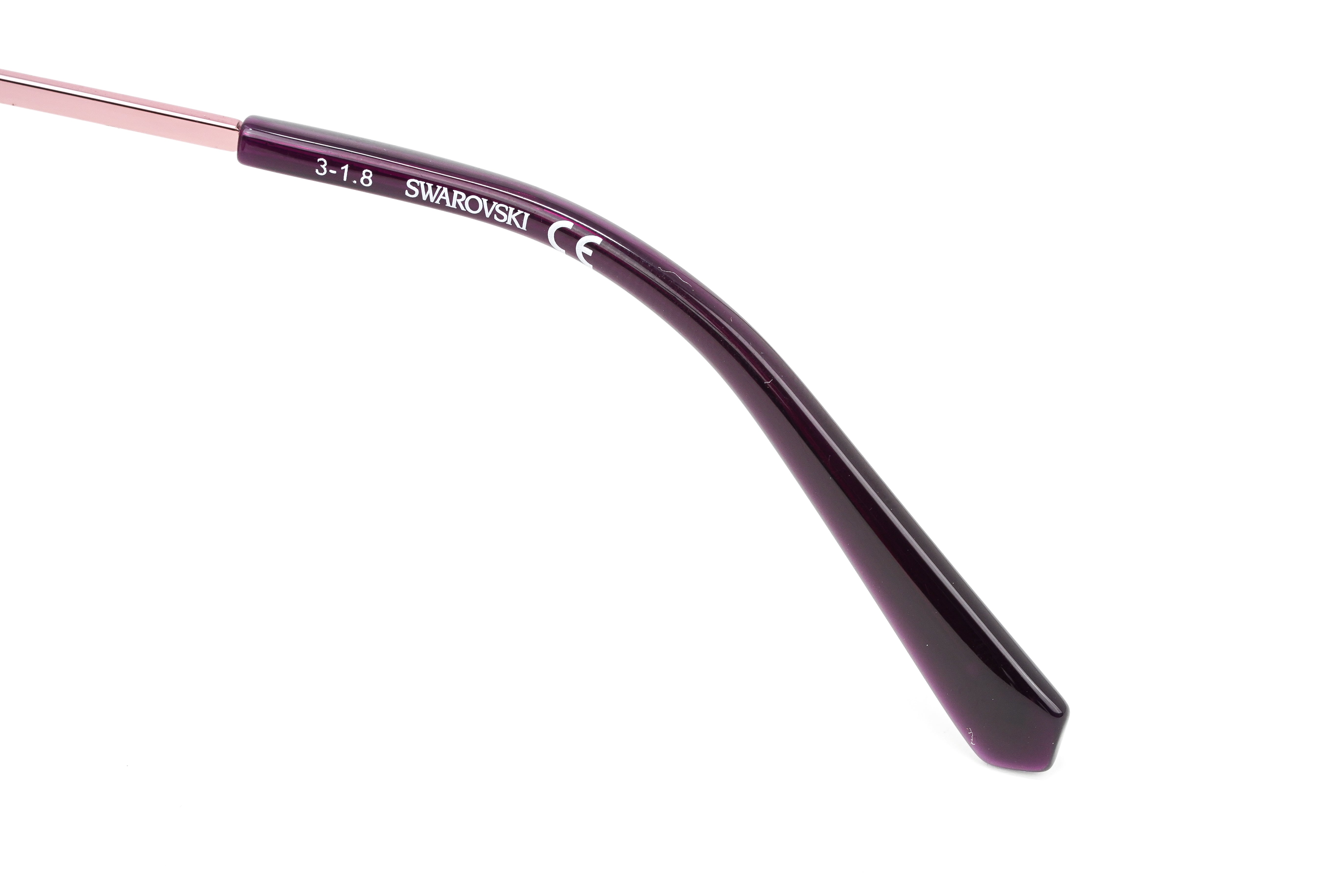 Swarovski Women's Sunglasses Round Cat Eye Deep Purple SK0169 78T-GR8 Sunglasses