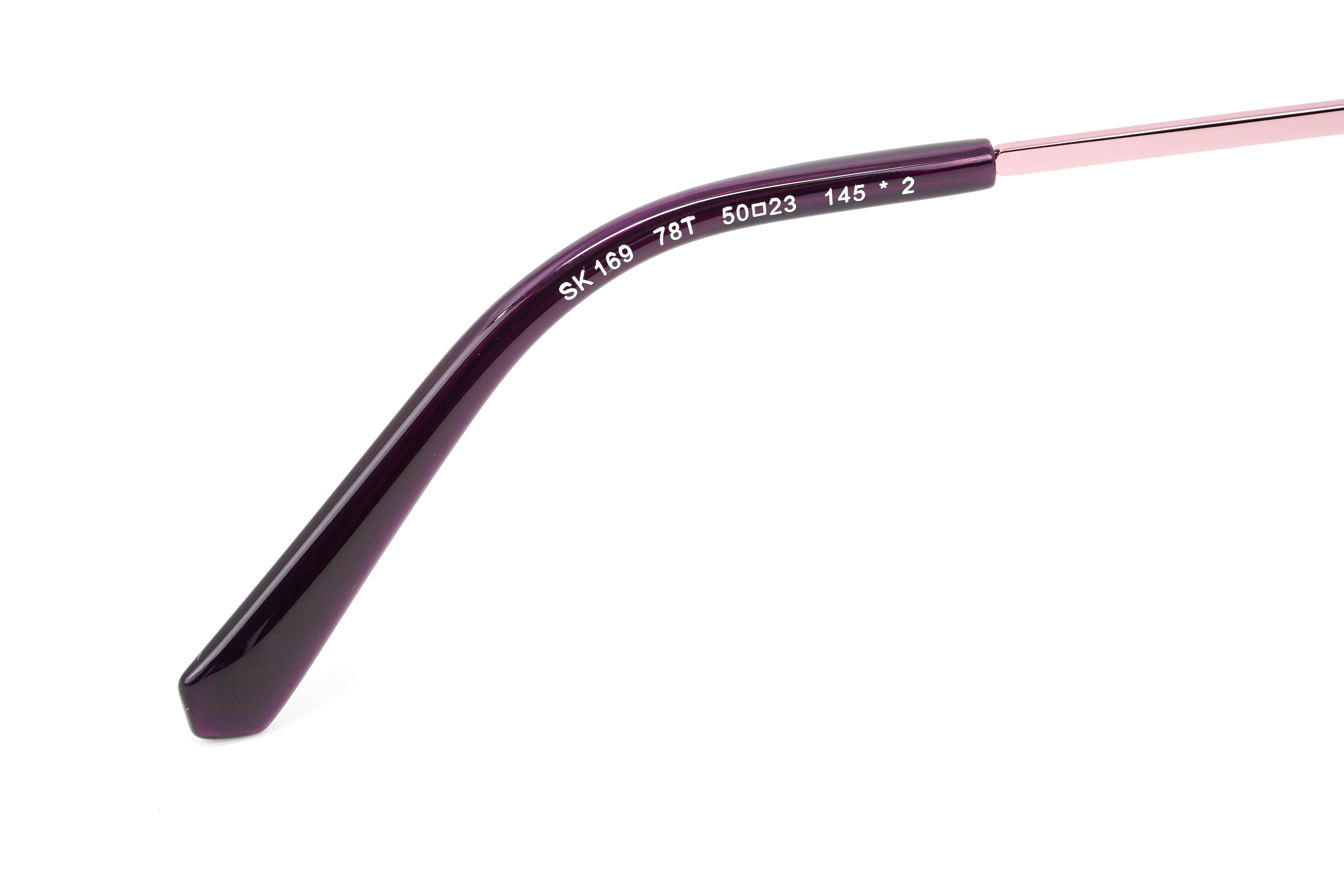 Swarovski Women's Sunglasses Round Cat Eye Deep Purple SK0169 78T-GR8 Sunglasses