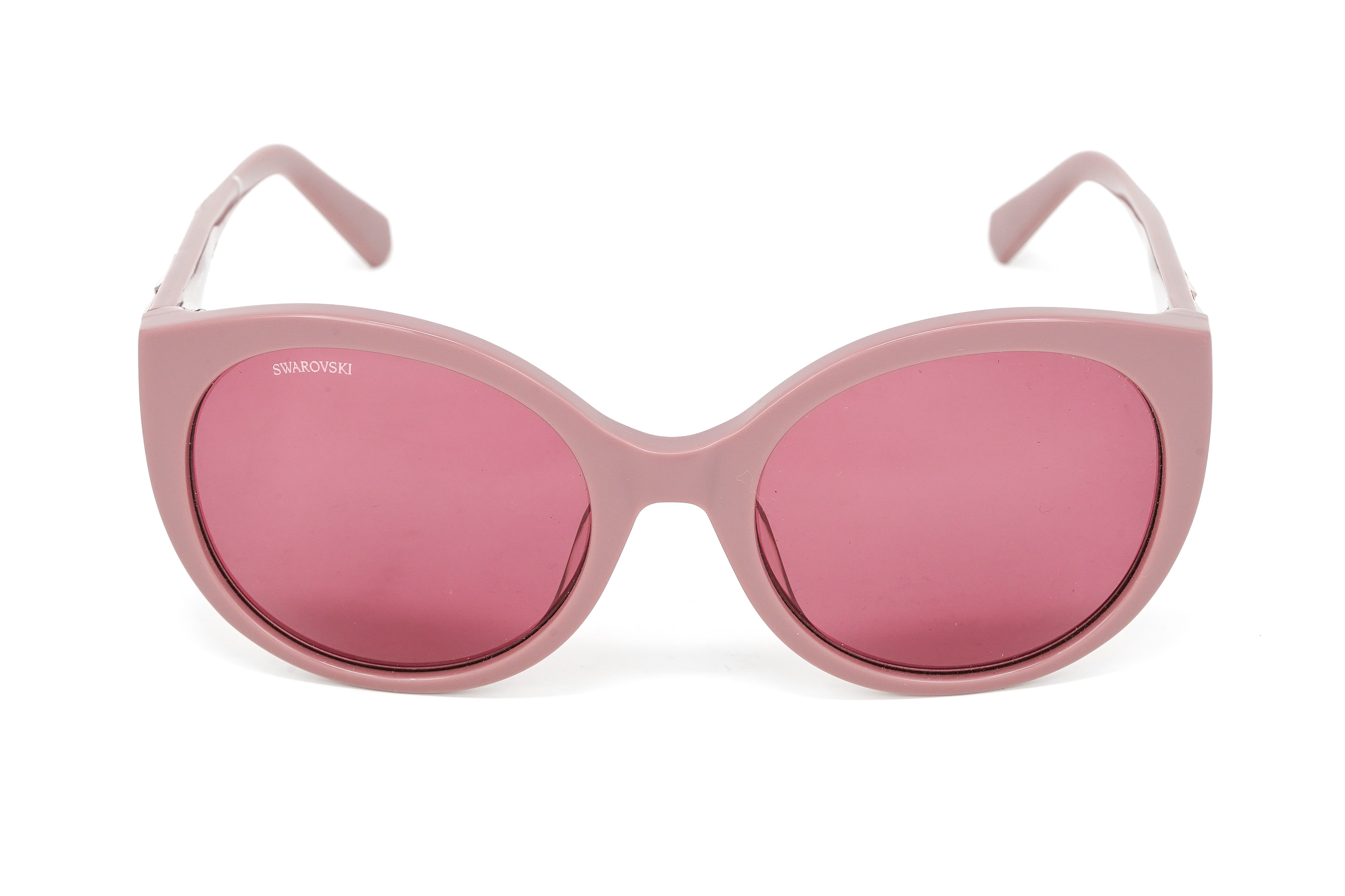 Swarovski Women's Sunglasses Round Cat Eye Thulian Pink SK0174/S 72S-GR8 Sunglasses