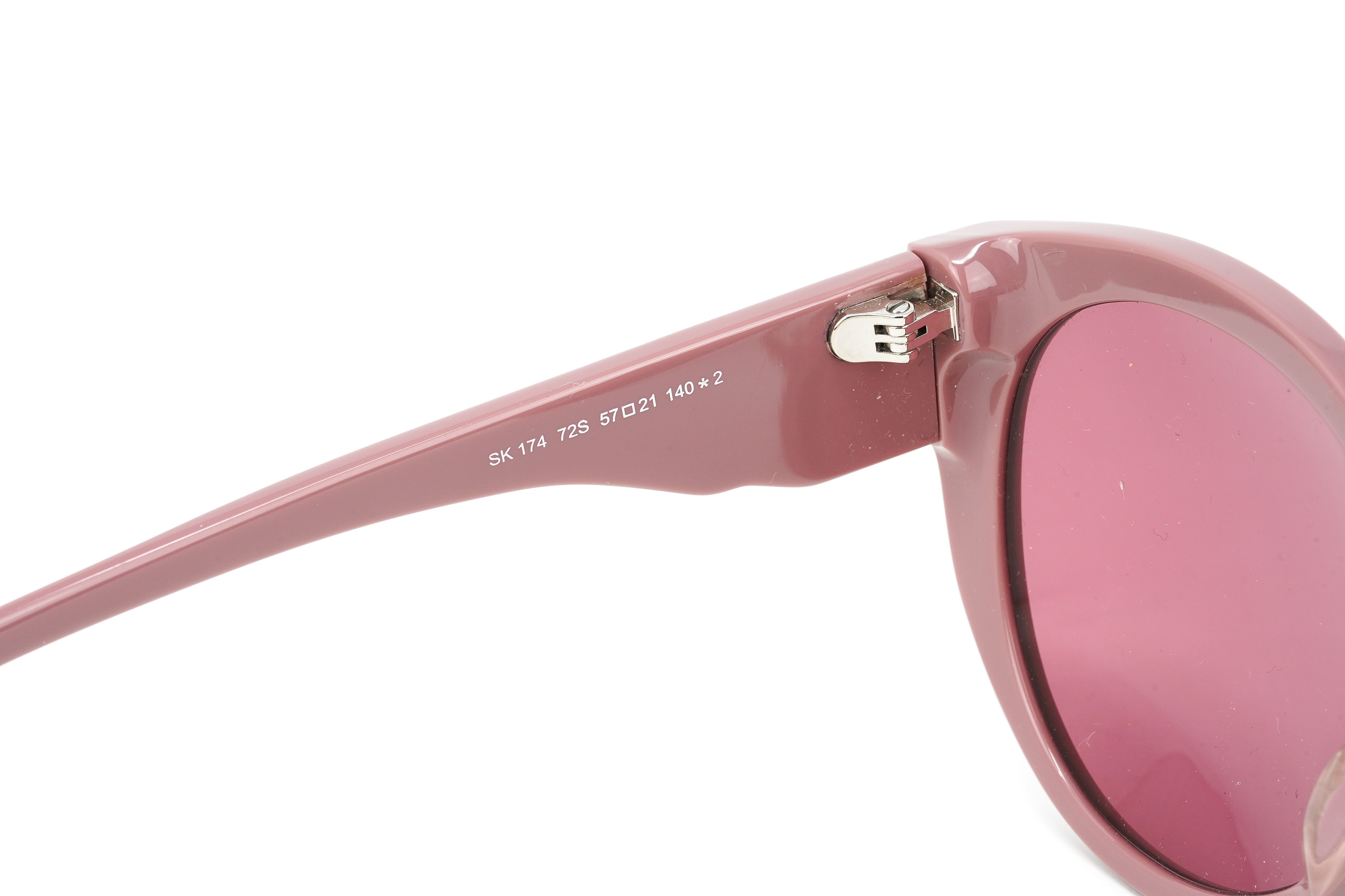 Swarovski Women's Sunglasses Round Cat Eye Thulian Pink SK0174/S 72S-GR8 Sunglasses