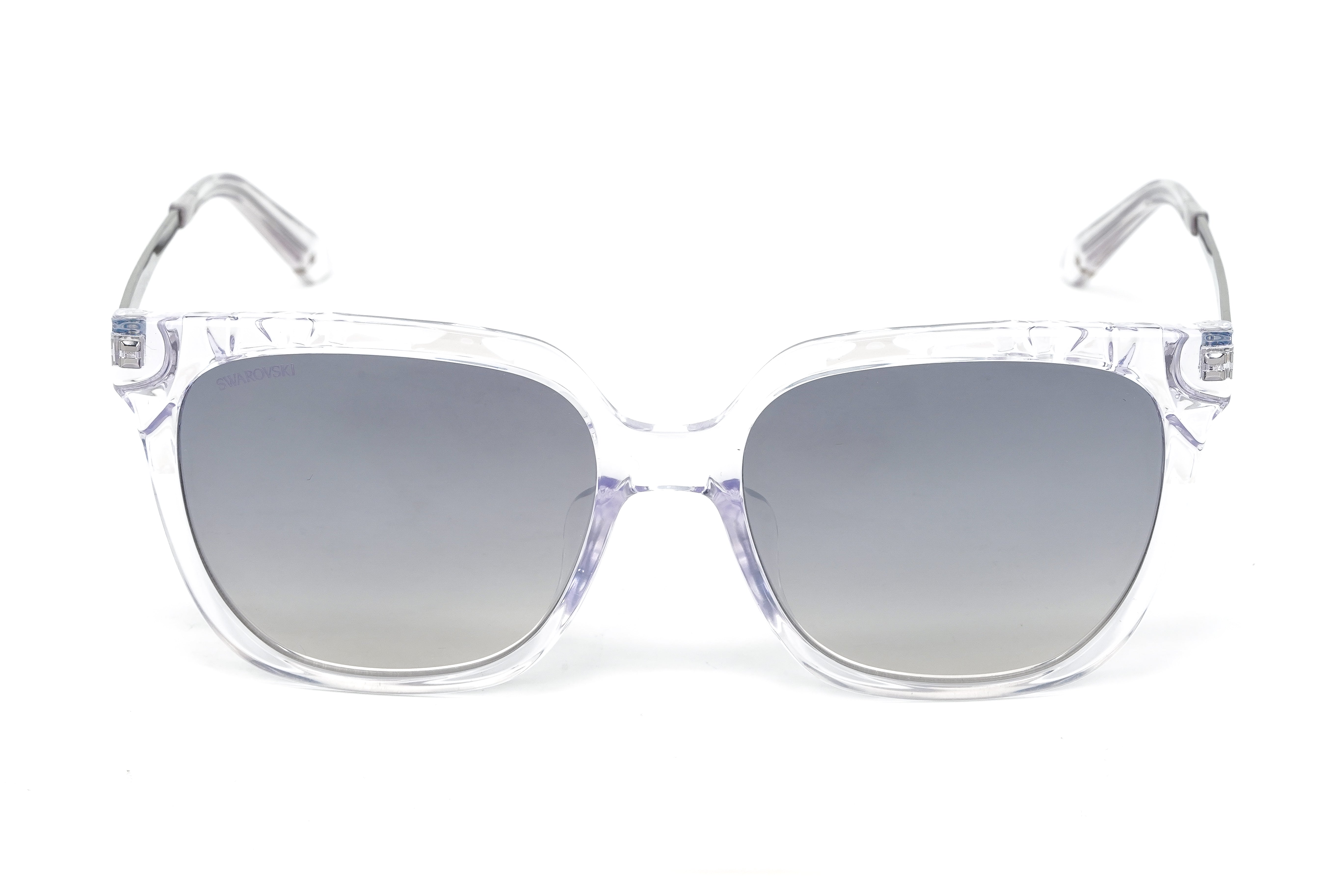 Swarovski Women's Sunglasses Square Translucent SK0182-D-27C-GR8 Sunglasses