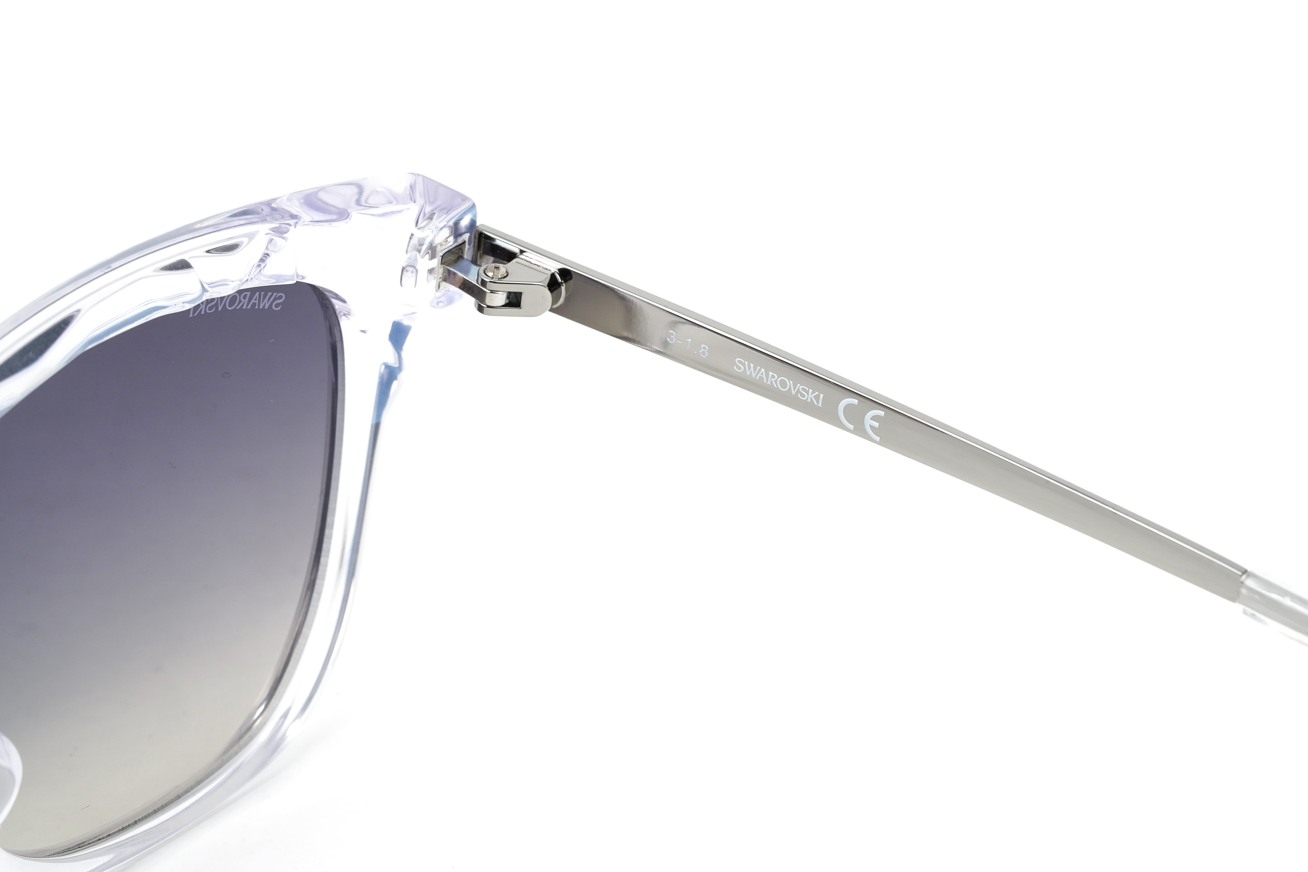Swarovski Women's Sunglasses Square Translucent SK0182-D-27C-GR8 Sunglasses