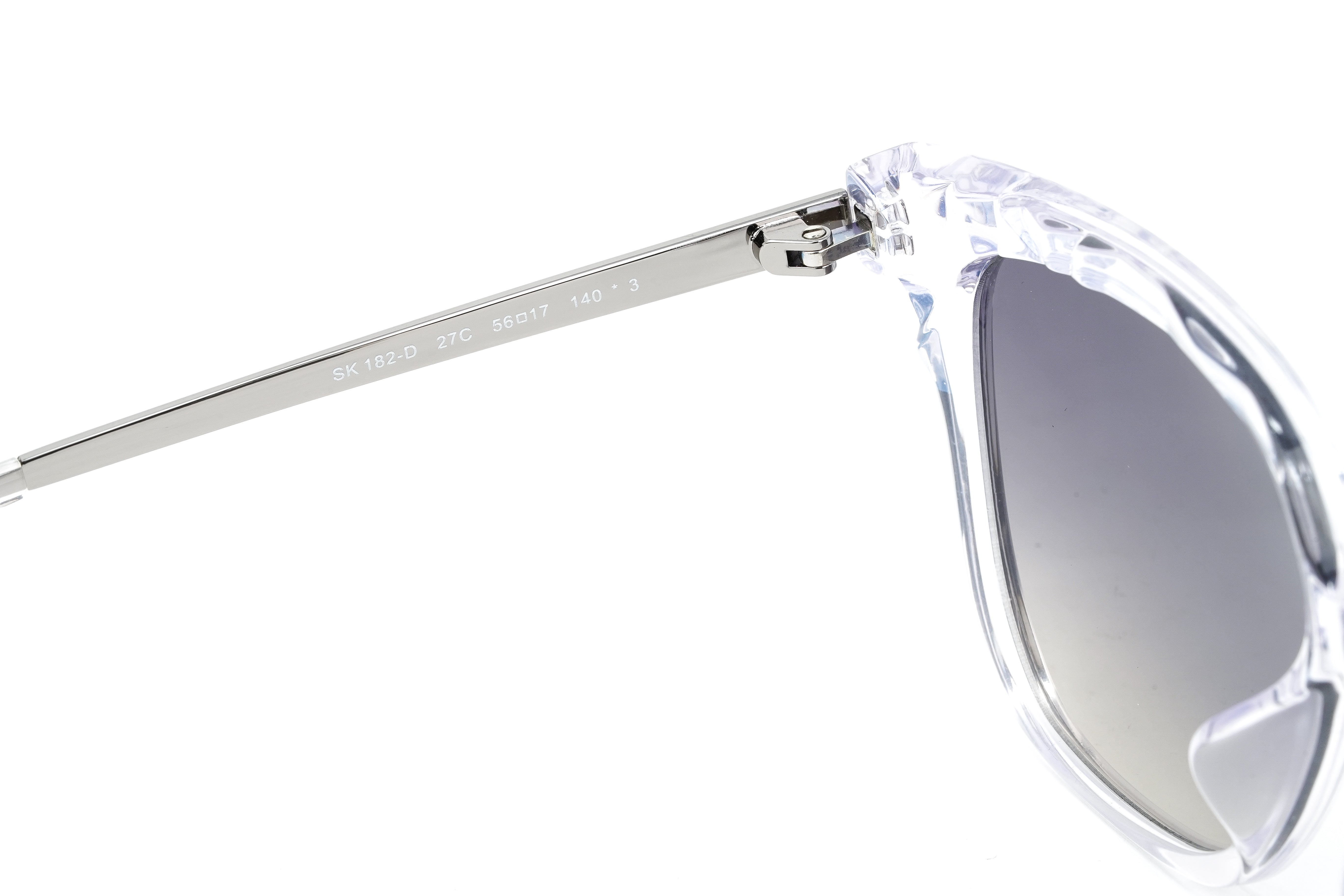 Swarovski Women's Sunglasses Square Translucent SK0182-D-27C-GR8 Sunglasses