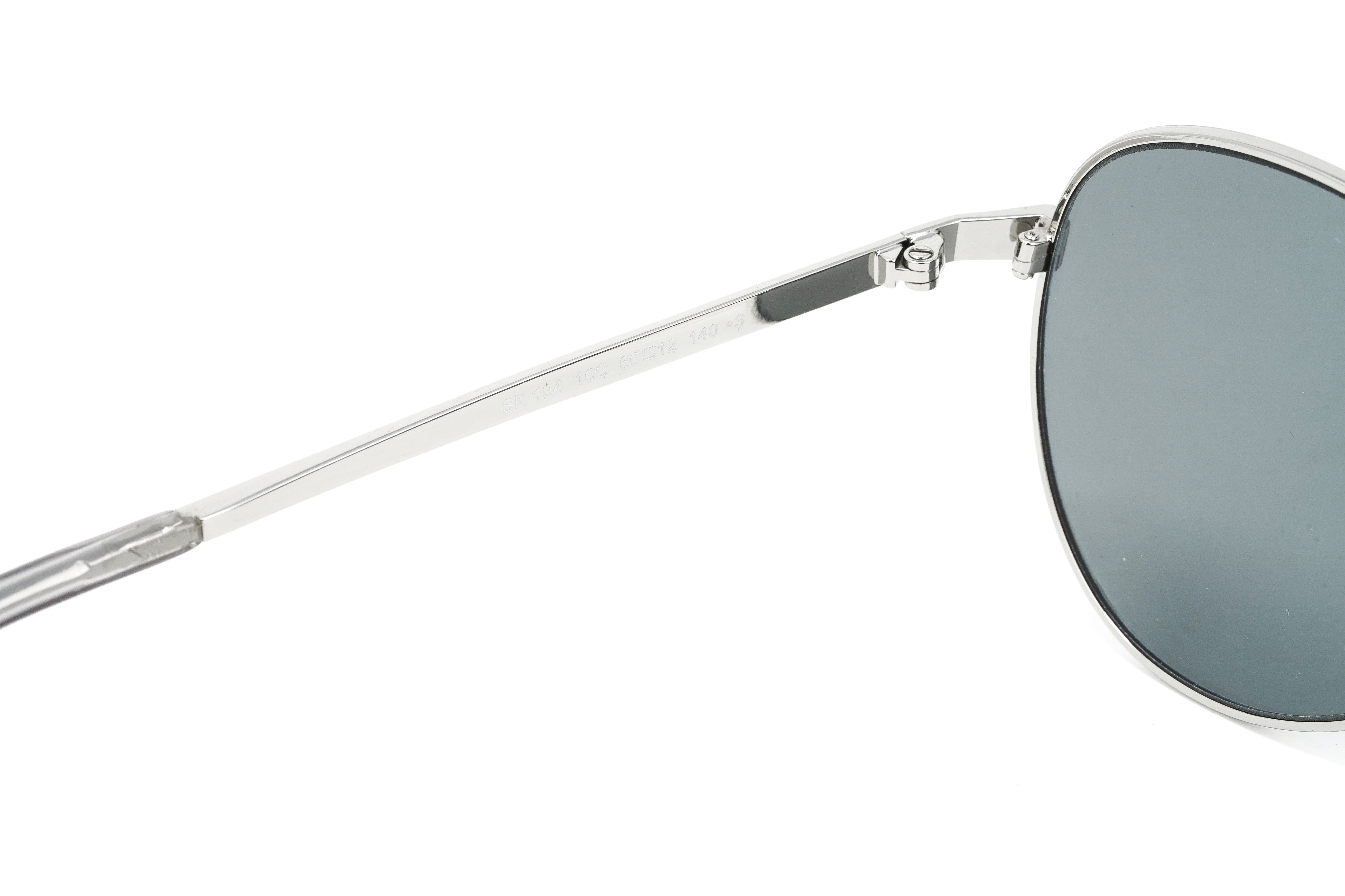 Swarovski Unisex Sunglasses Pilot Silver Mirrored Grey SK0194/S 16C-GR8 Sunglasses