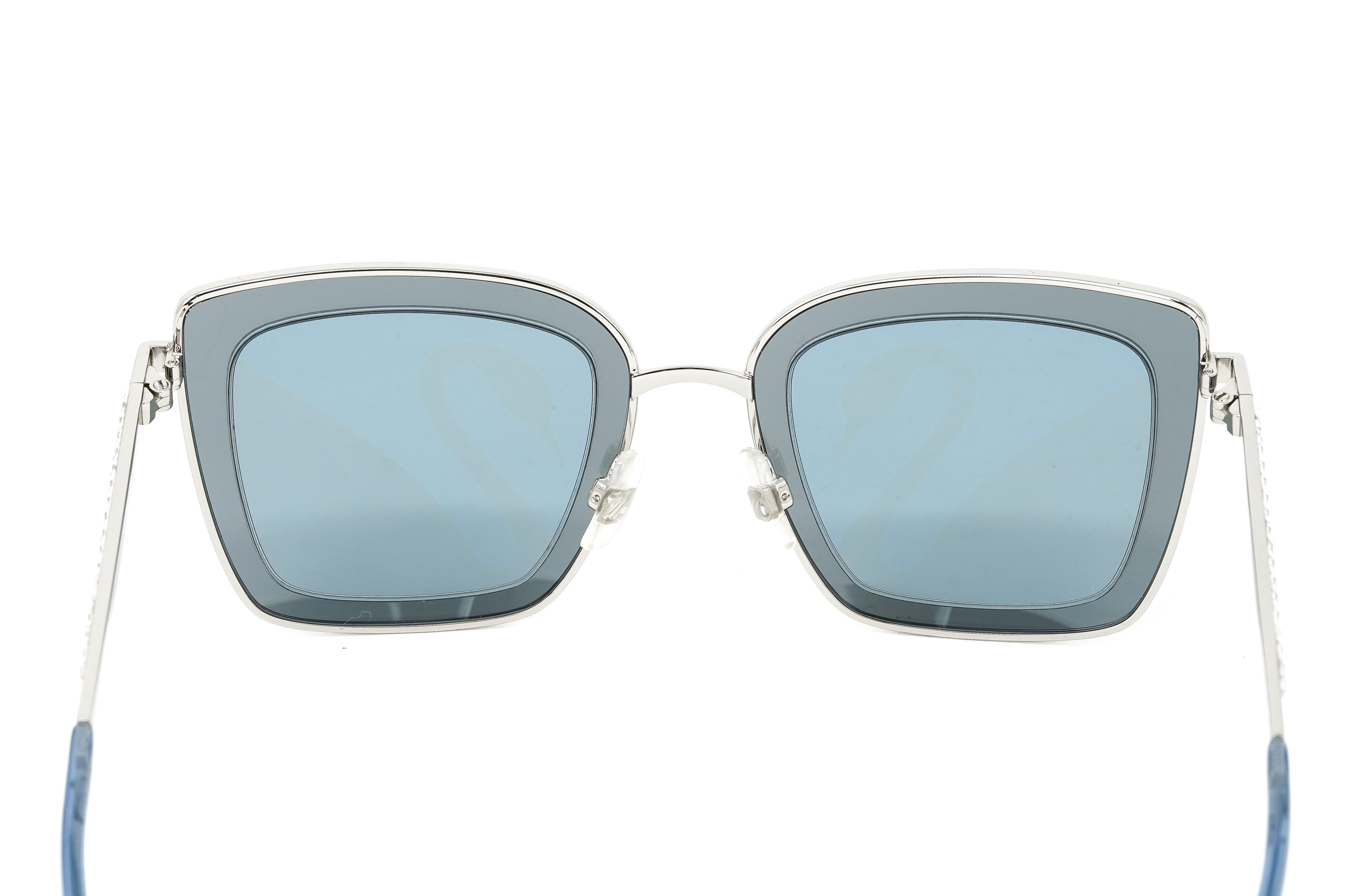 Swarovski Women's Sunglasses Square Cat Eye Blue/Grey SK0198-016-GR8 Sunglasses