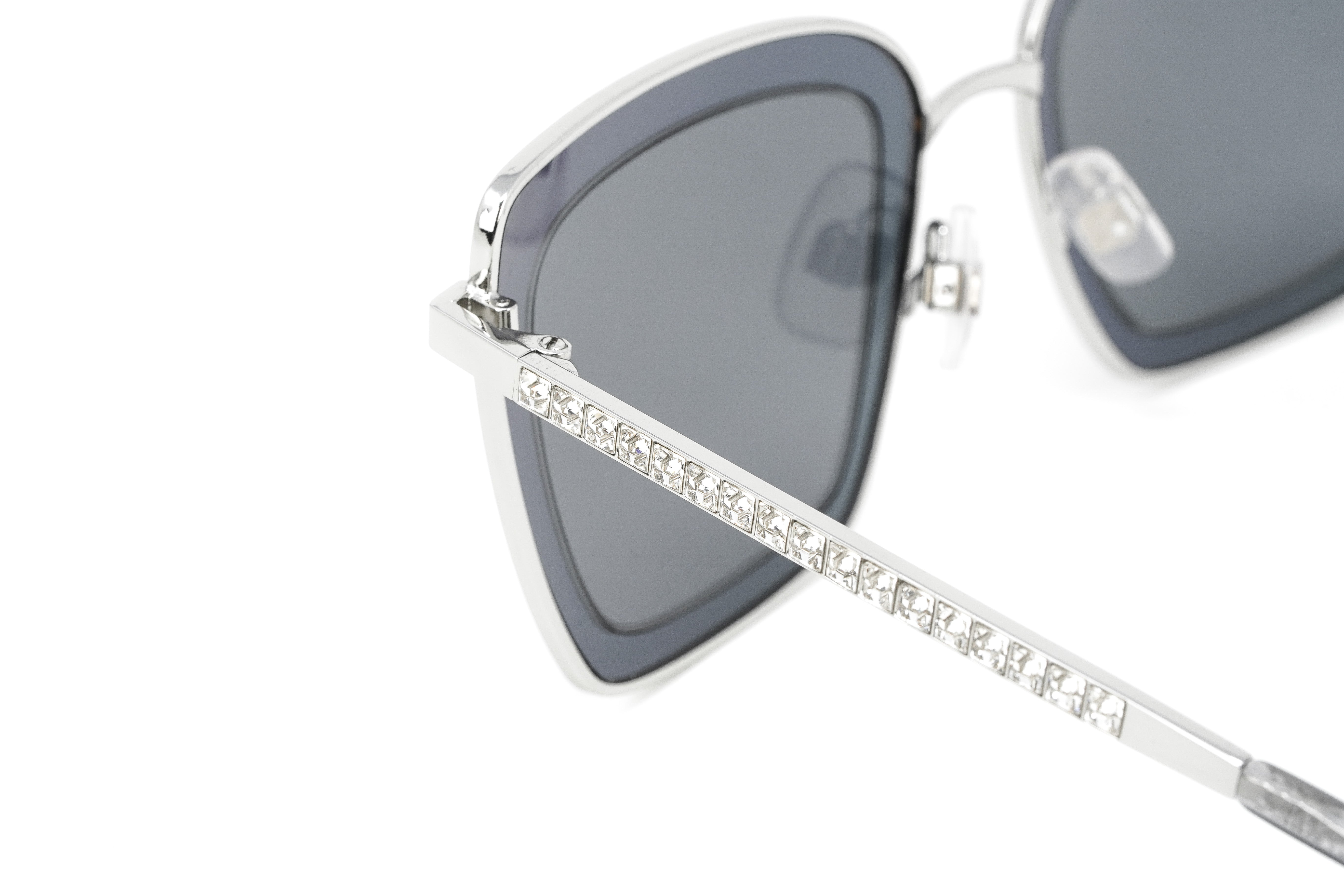 Swarovski Women's Sunglasses Square Cat Eye Mirror Pink SK0198/S 16A-GR8 Sunglasses