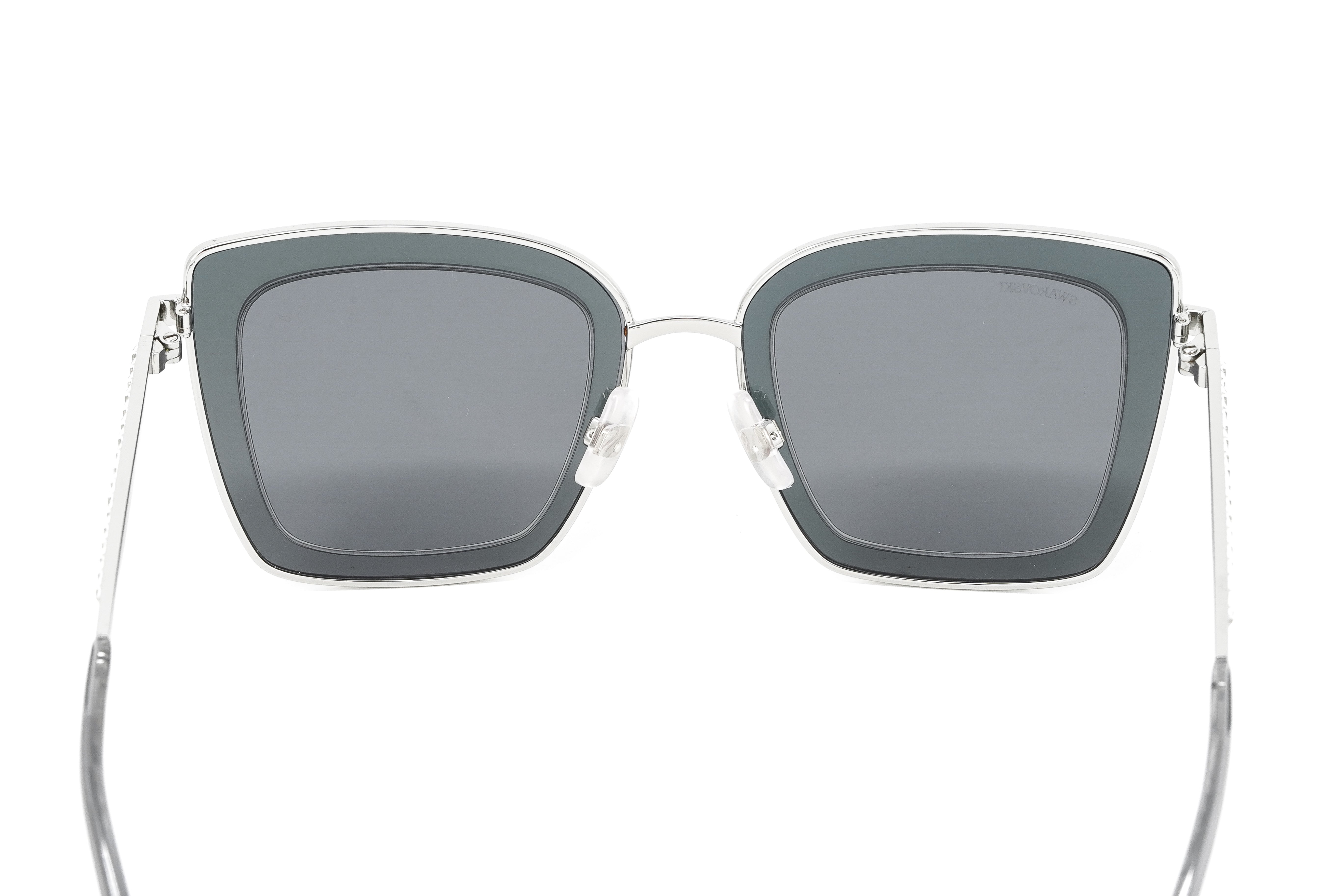 Swarovski Women's Sunglasses Square Cat Eye Mirror Pink SK0198/S 16A-GR8 Sunglasses