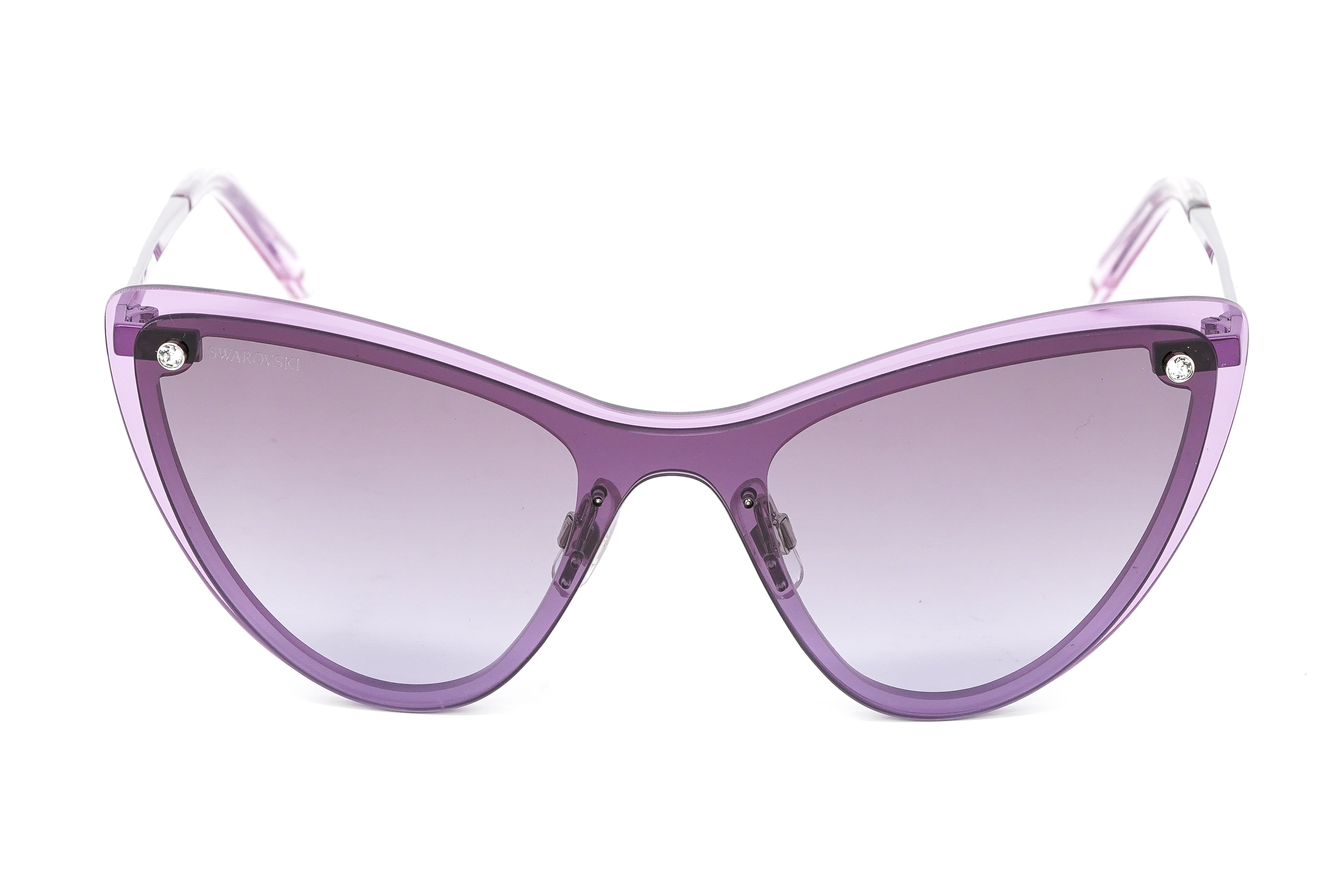 Swarovski Women's Sunglasses Cat Eye Purple Gradient Purple/Grey SK0200/S 81T-GR8 Sunglasses