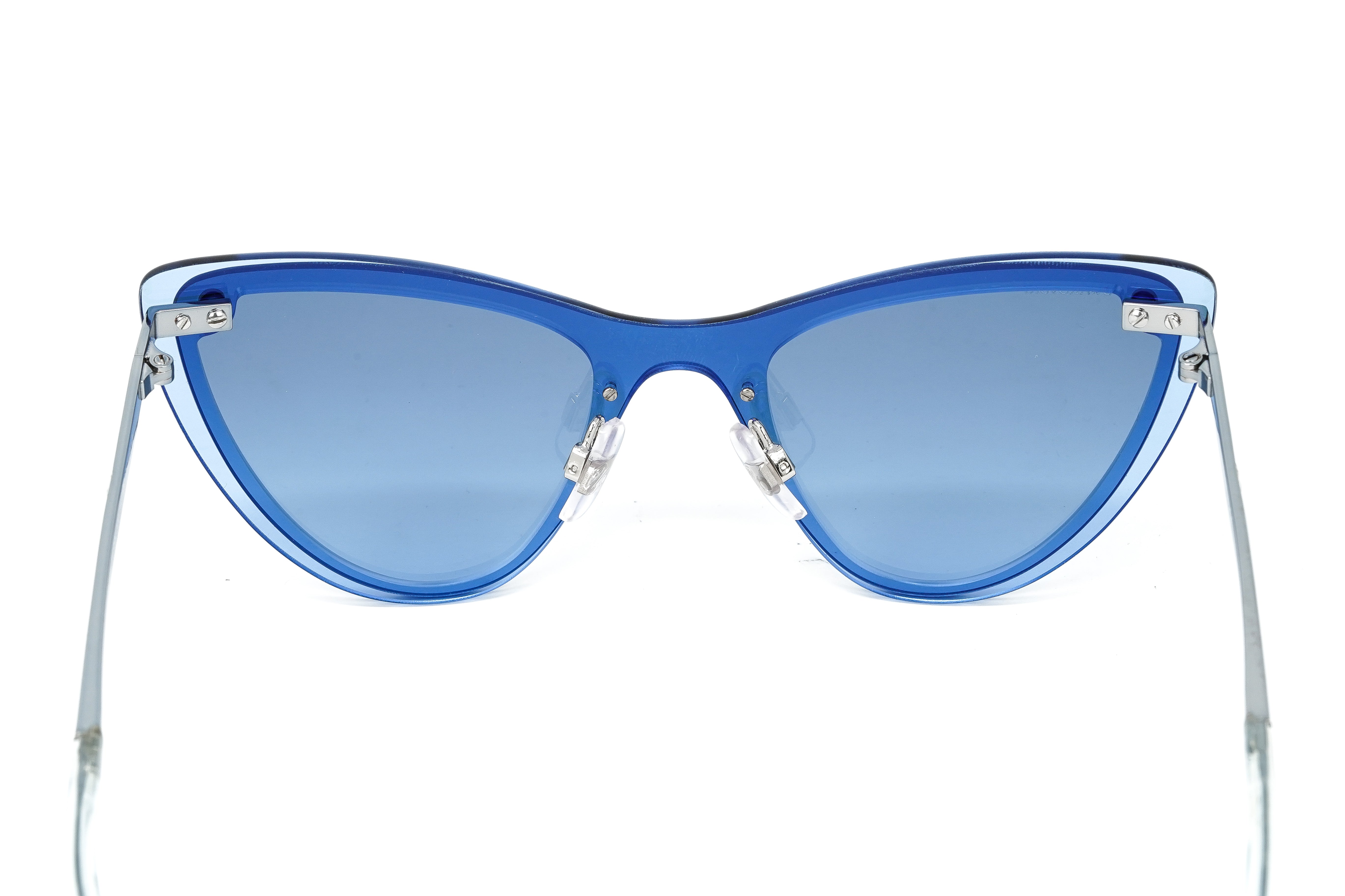 Swarovski Women's Sunglasses Cat Eye Blue SK0200/S 84W-GR8 Sunglasses