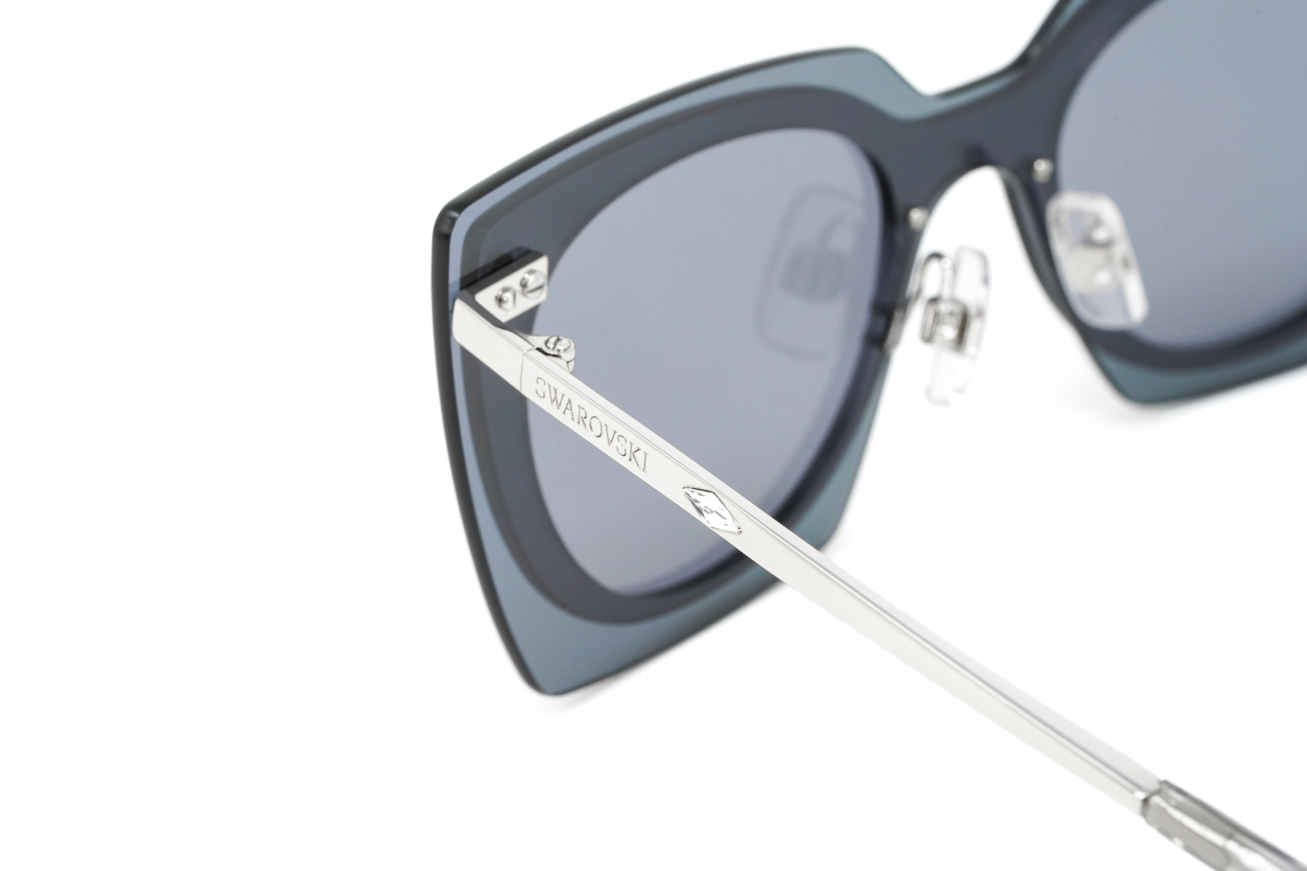 Swarovski Women's Sunglasses Square Purple SK0201/S 16A-GR8 Sunglasses