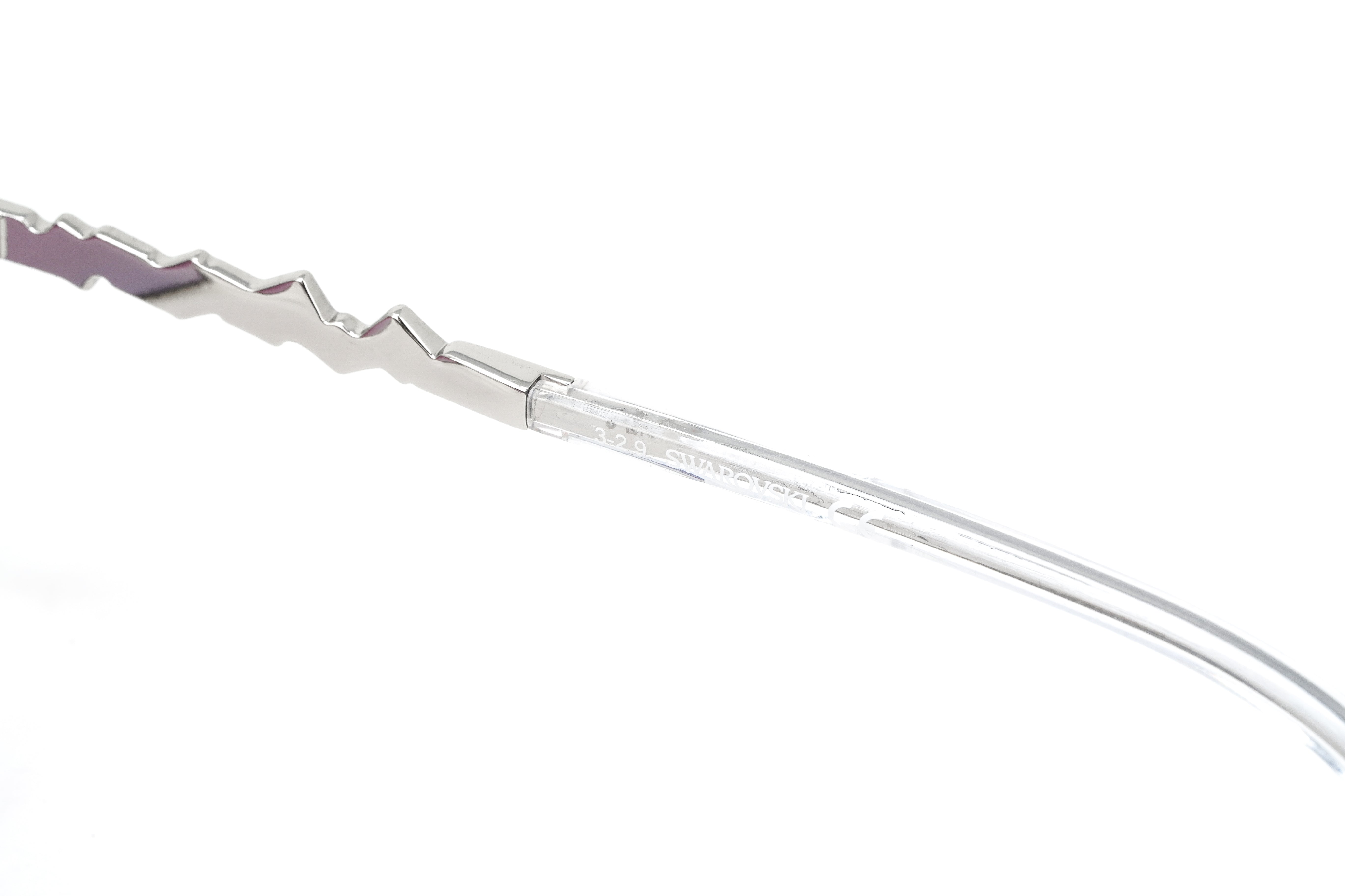 Swarovski Women's Sunglasses Rectangular Gradient Purple Blue SK0284/S 83Z-GR8 Sunglasses