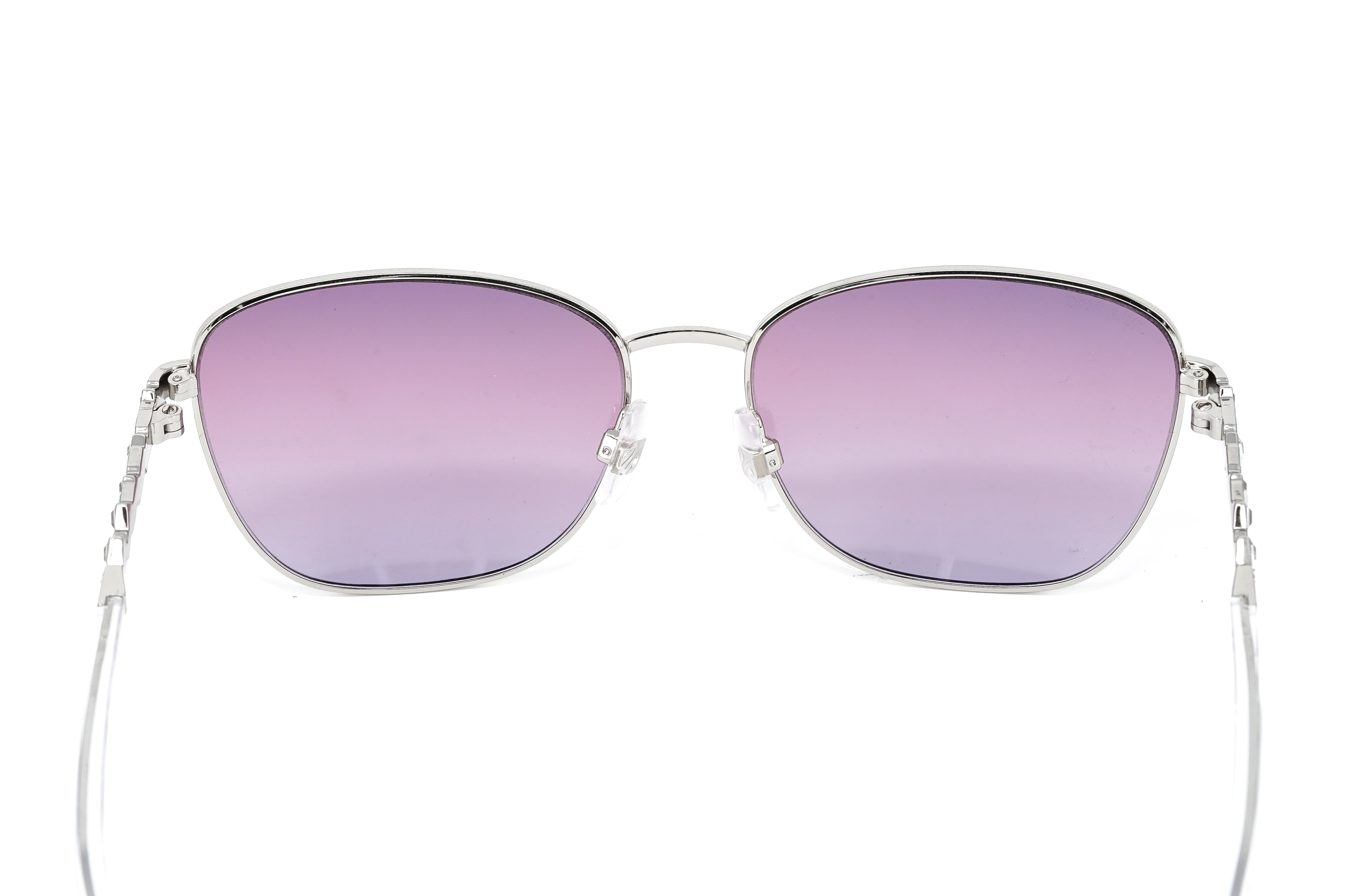 Swarovski Women's Sunglasses Rectangular Gradient Purple Blue SK0284/S 83Z-GR8 Sunglasses