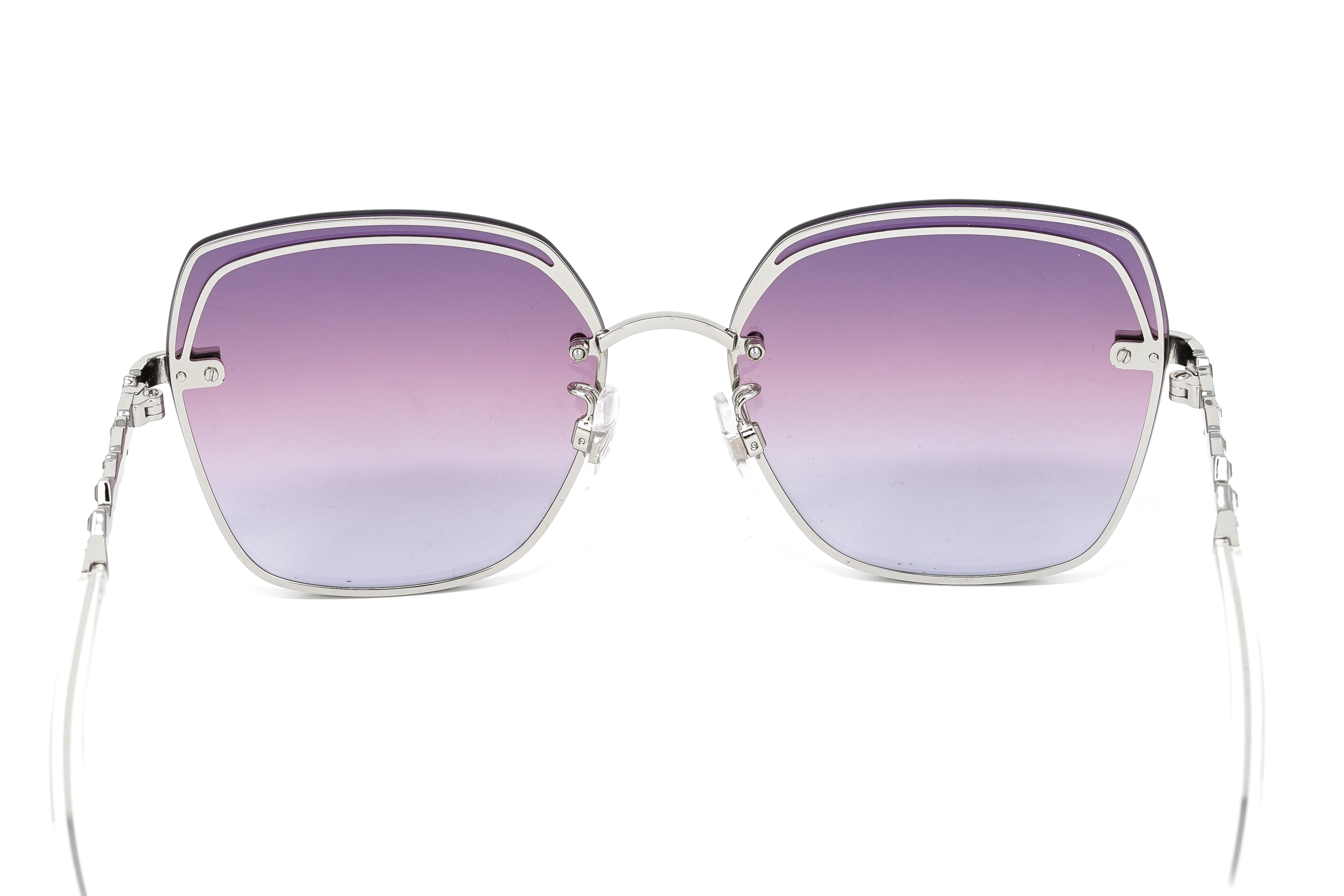Swarovski Women's Sunglasses Square Gradient Purple SK0287-D/S 83Z-GR8 Sunglasses