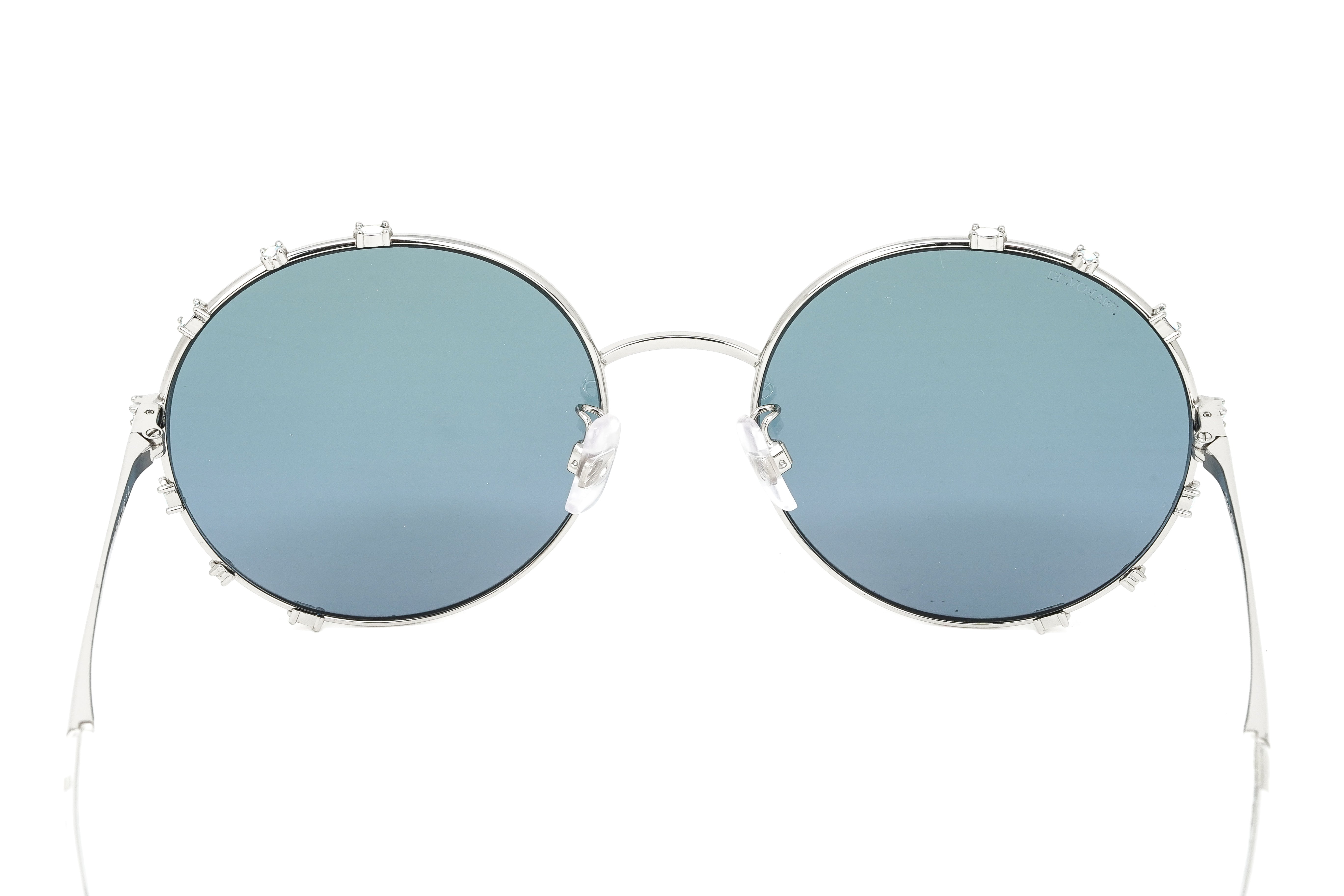 Swarovski Women's Sunglasses Round Gradient Light Purple/Aqua Mirror SK0289-F/S 16Z-GR8 Sunglasses