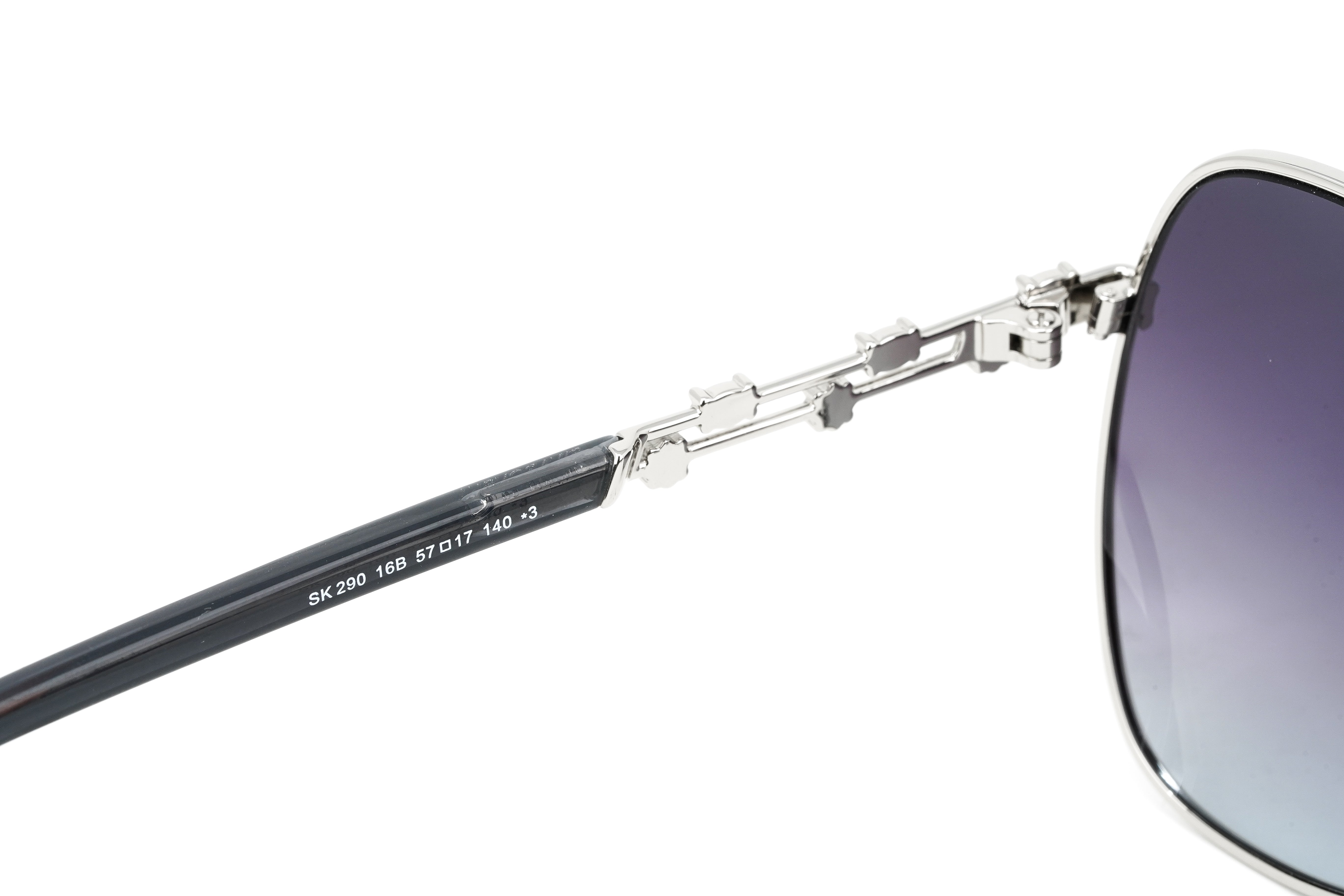 Swarovski Women's Sunglasses Butterfly Pilot Dark Grey SK0290/S 16B-GR8 Sunglasses