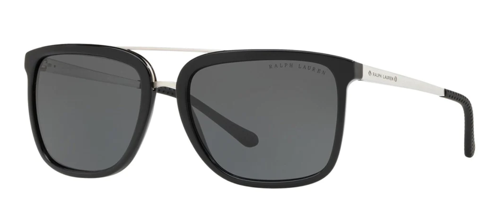 Ralph Lauren Women's Sunglasses Browline Black/Grey RL8164 500187-GR8 Sunglasses