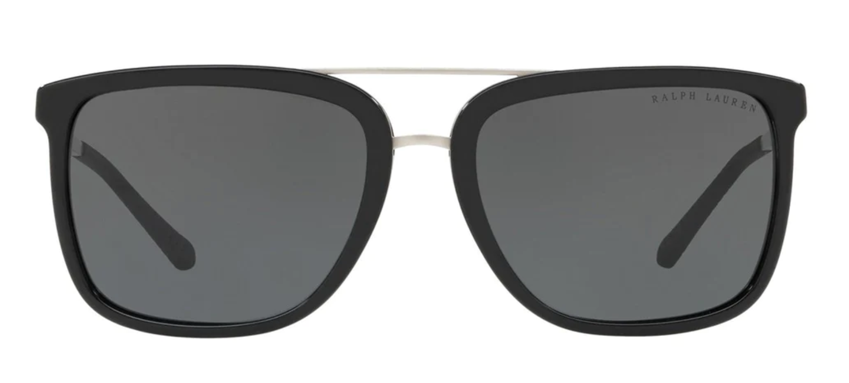 Ralph Lauren Women's Sunglasses Browline Black/Grey RL8164 500187-GR8 Sunglasses