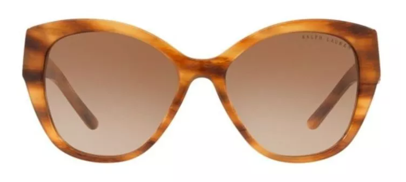 Ralph Lauren Women's Sunglasses Butterfly Tortoise RL8168 570313-GR8 Sunglasses