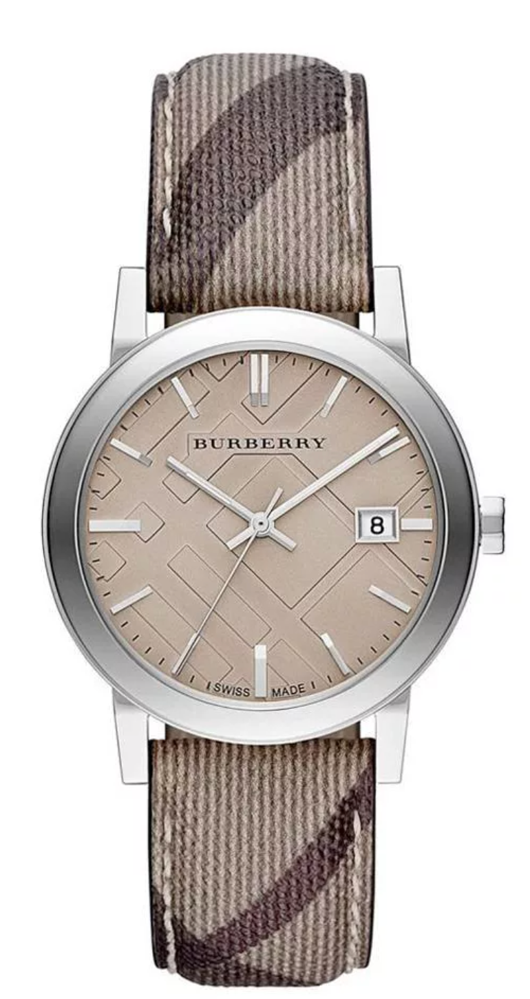 Burberry ladies the city leather watch sales
