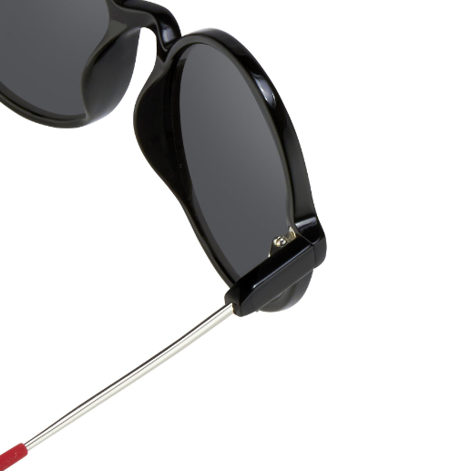 Orlebar Brown Round Black with Grey Lenses OB27C1SUN-GR8 Sunglasses