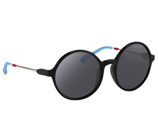 Orlebar Brown Round Black with Grey Lenses OB27C1SUN-GR8 Sunglasses