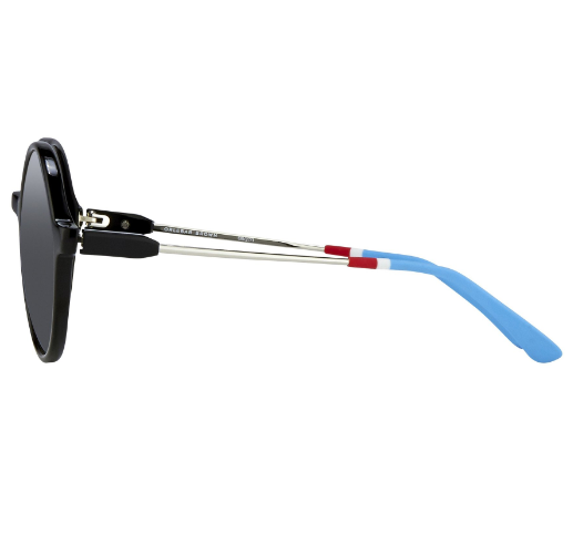 Orlebar Brown Round Black with Grey Lenses OB27C1SUN-GR8 Sunglasses