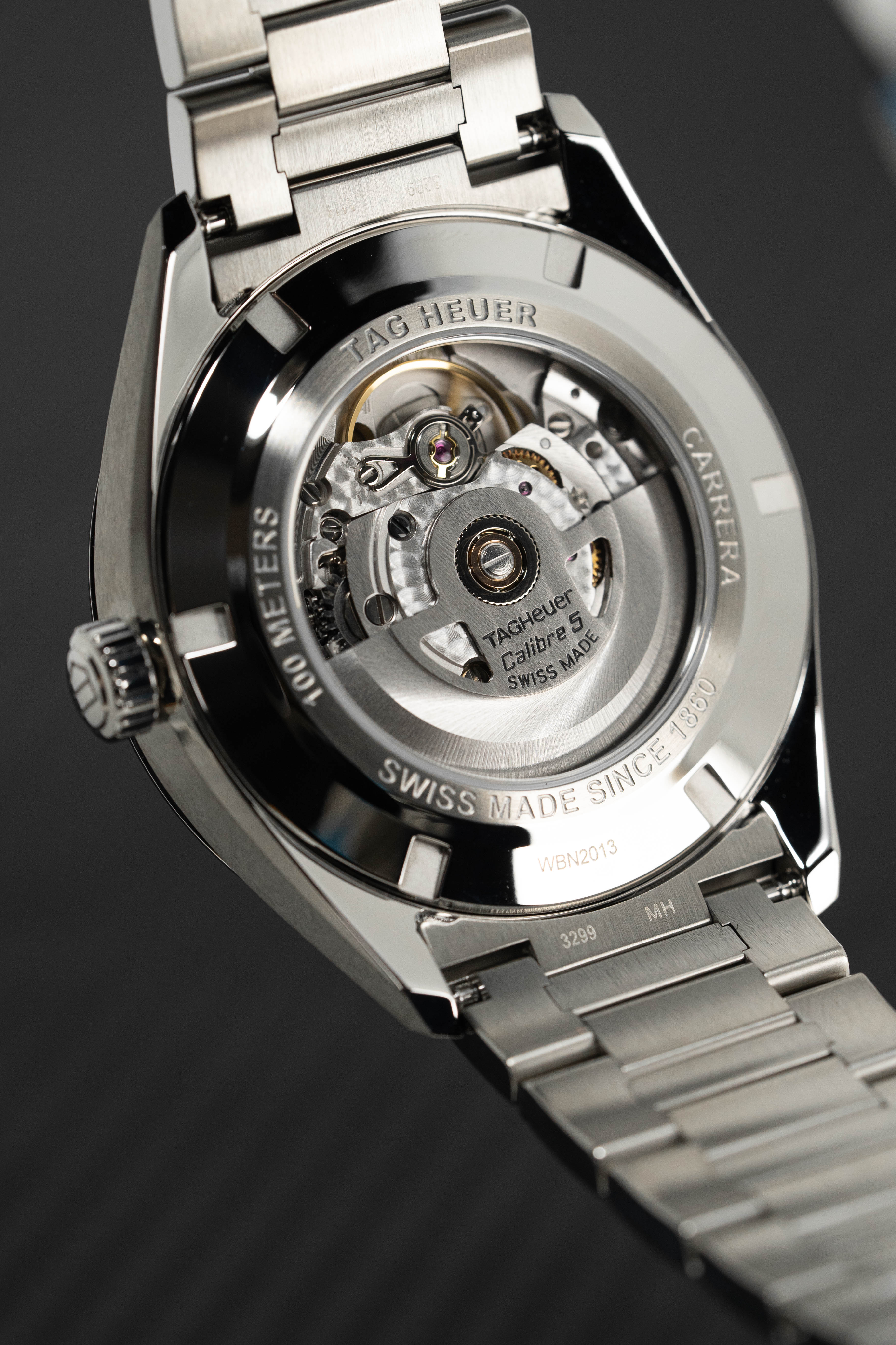 Tag Heuer Watch Carrera Day-Date Automatic Black Rose Gold WBN2013.BA0640-GR8 Sunglasses