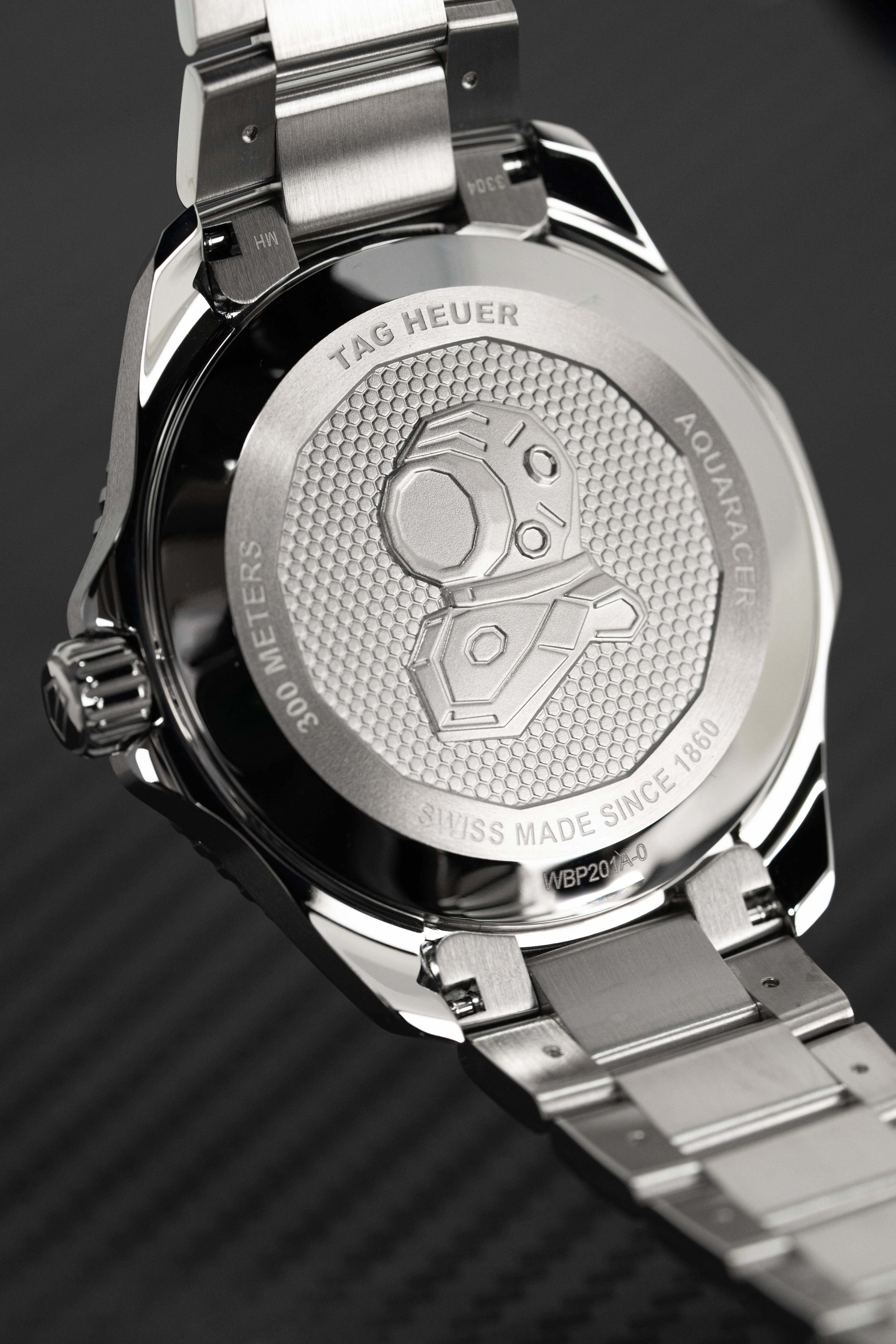 Tag Heuer Watch Automatic Aquaracer Professional 300 Black WBP201A.BA0632-GR8 Sunglasses