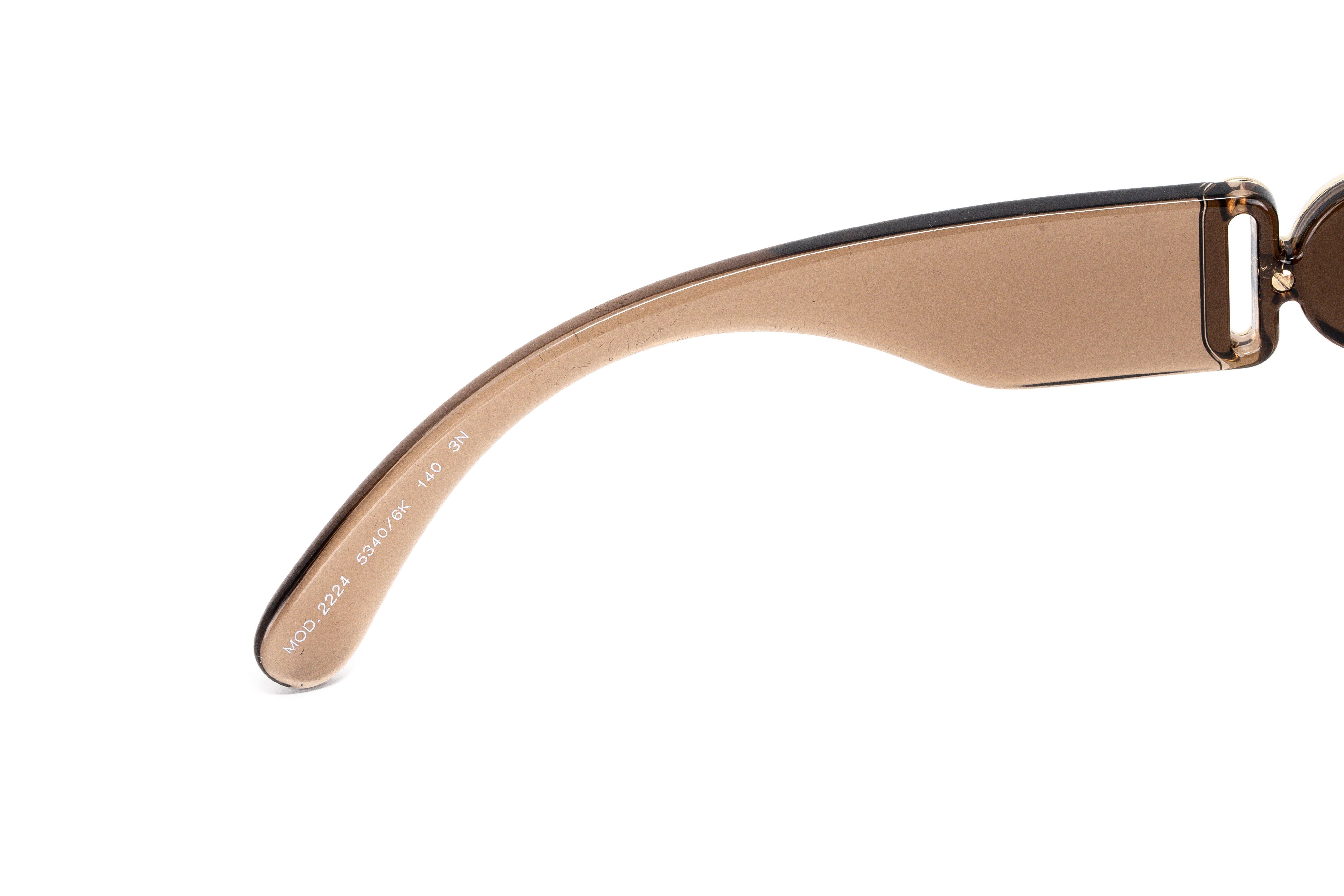 Versace Women's Sunglasses Rimless Cat Eye Beige VE2224 53406K-GR8 Sunglasses