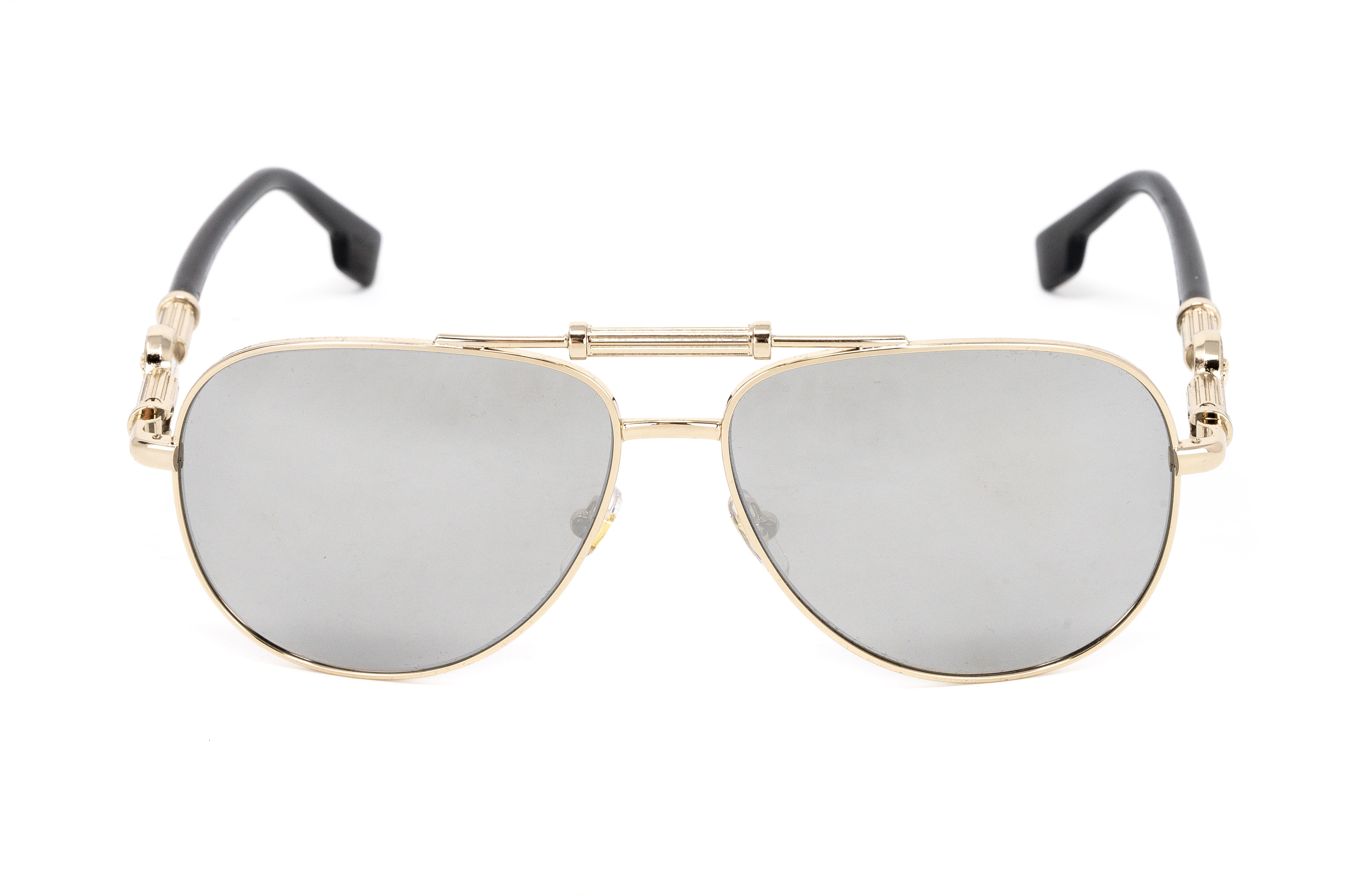Versace Unisex Sunglasses Pilot Pale Gold VE2236 12526G-GR8 Sunglasses