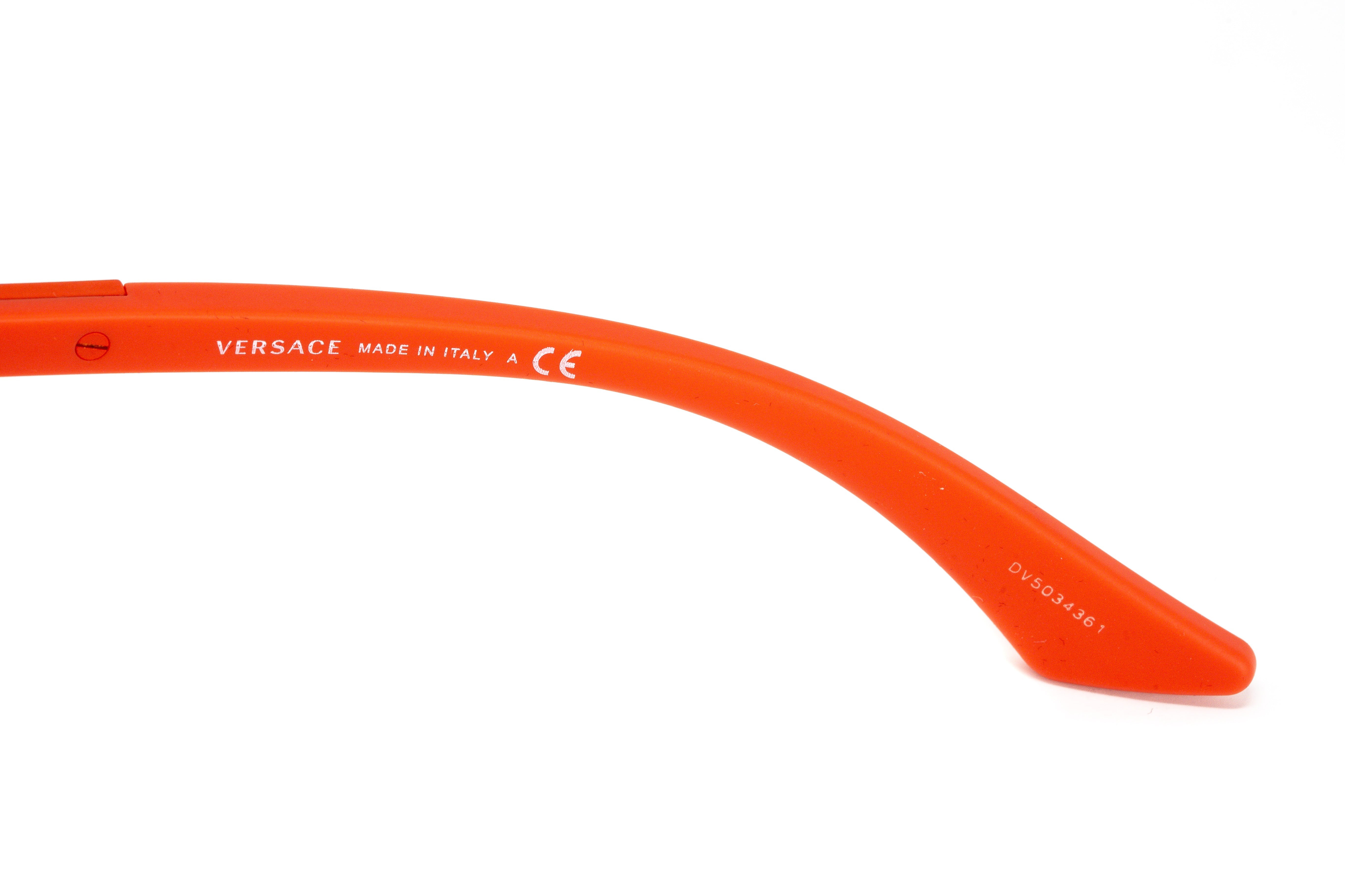 Versace Women's Sunglasses Rimless Shield Red VE2241 147884-GR8 Sunglasses