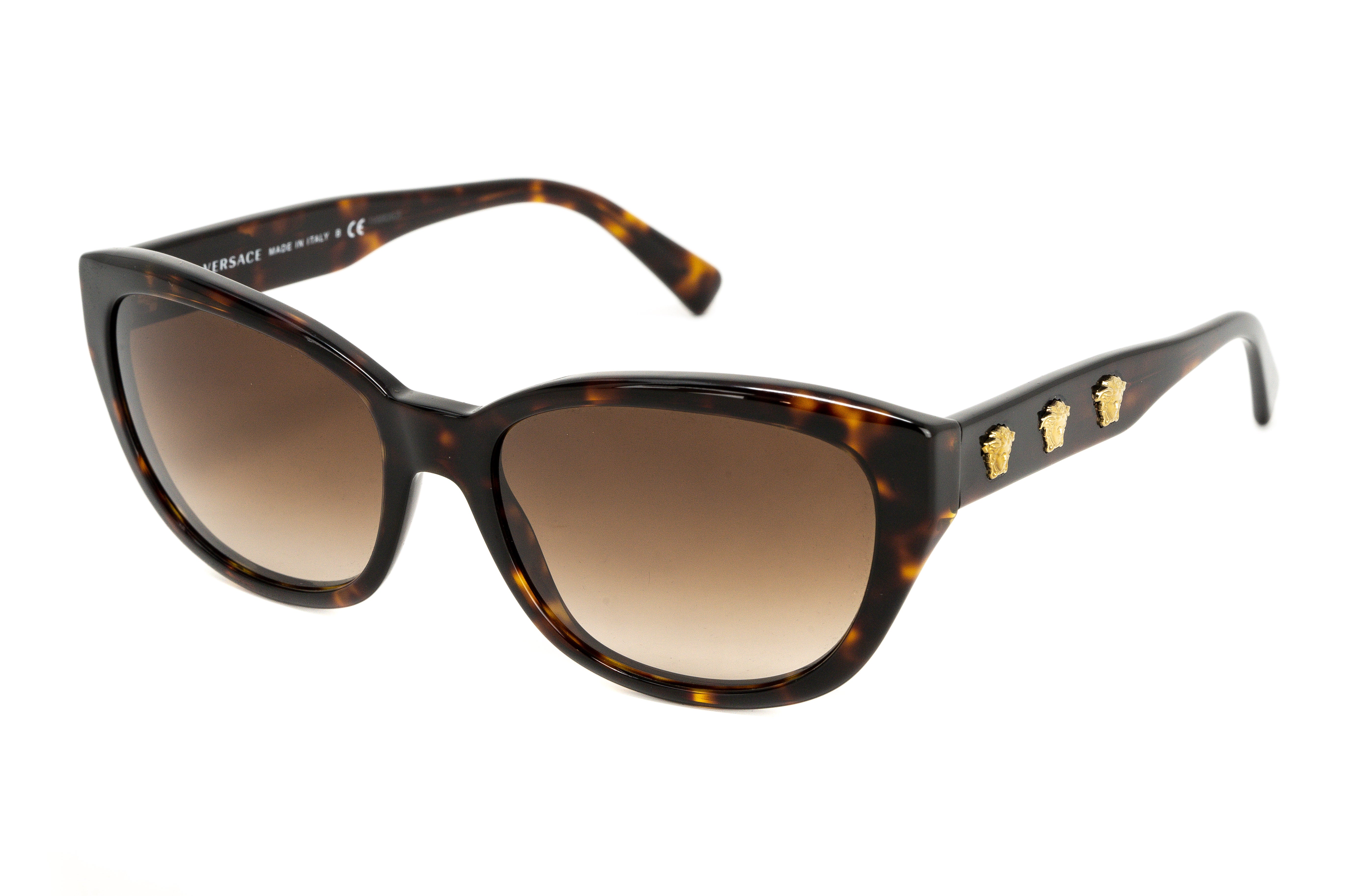 Versace Women's Sunglasses Butterfly Tortoise/Brown VE4343 108/13-GR8 Sunglasses