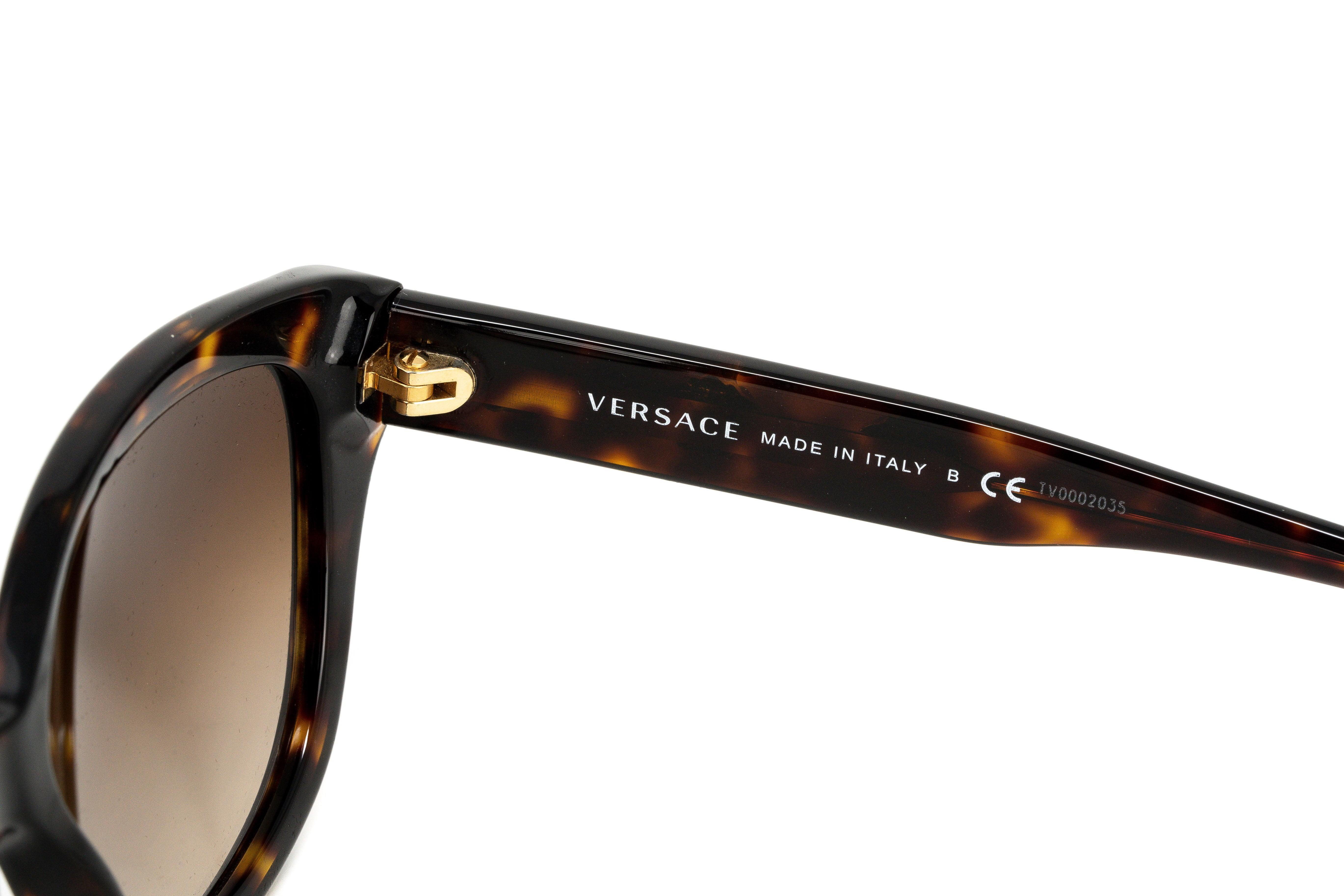 Versace Women's Sunglasses Butterfly Tortoise/Brown VE4343 108/13-GR8 Sunglasses