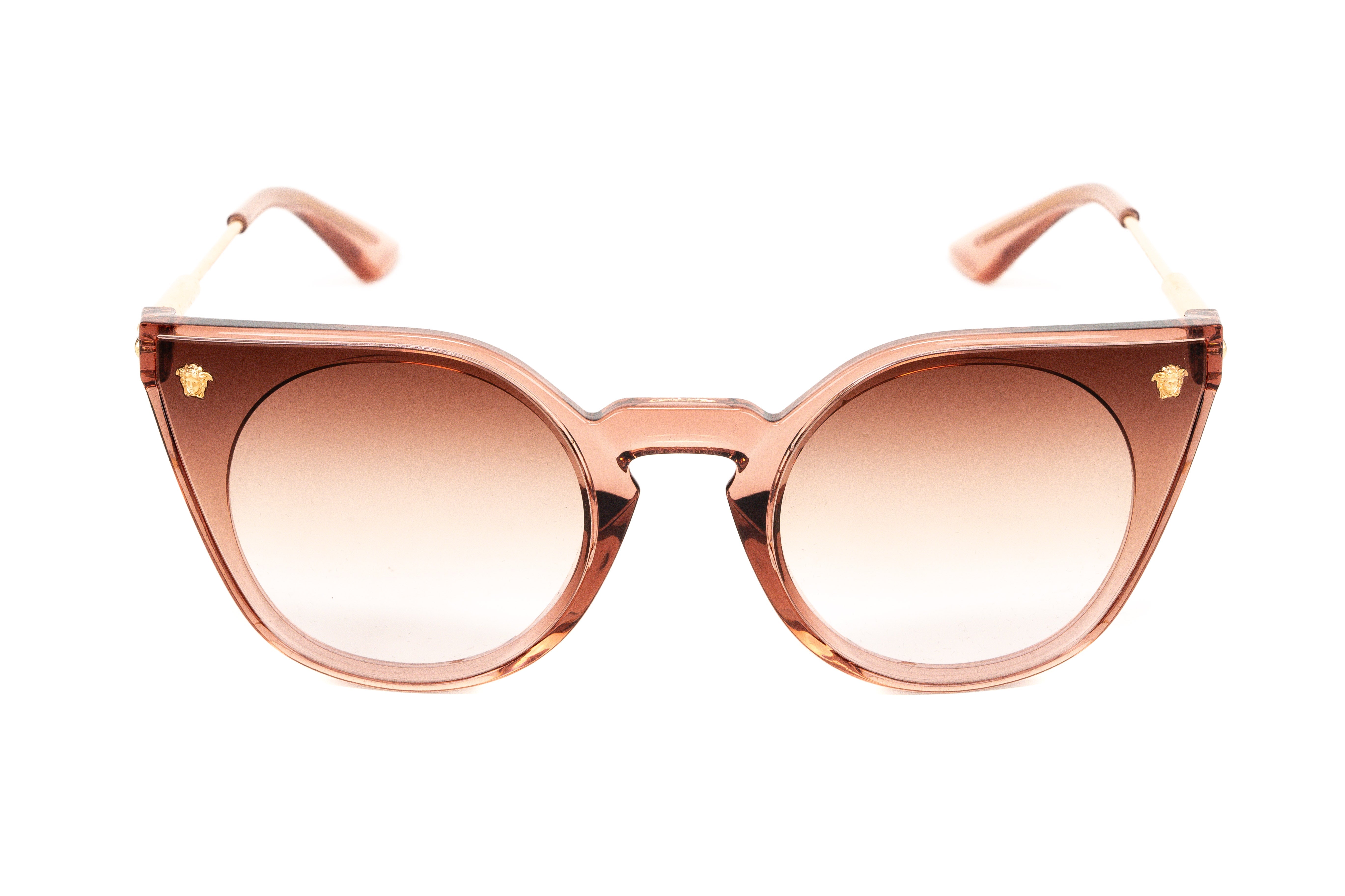 Versace Women's Sunglasses Square Pink/Gold VE4410 53220P-GR8 Sunglasses