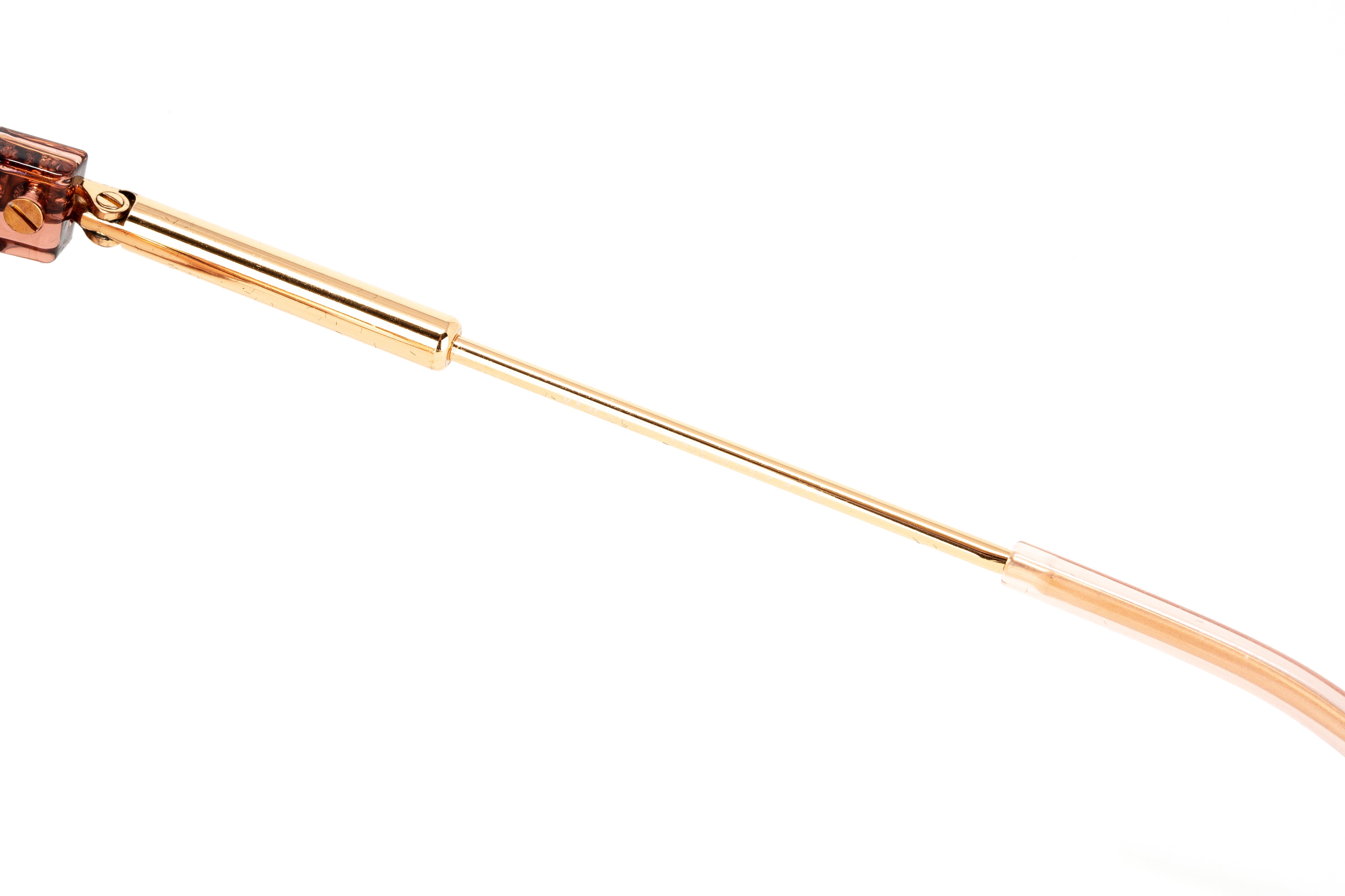 Versace Women's Sunglasses Square Pink/Gold VE4410 53220P-GR8 Sunglasses