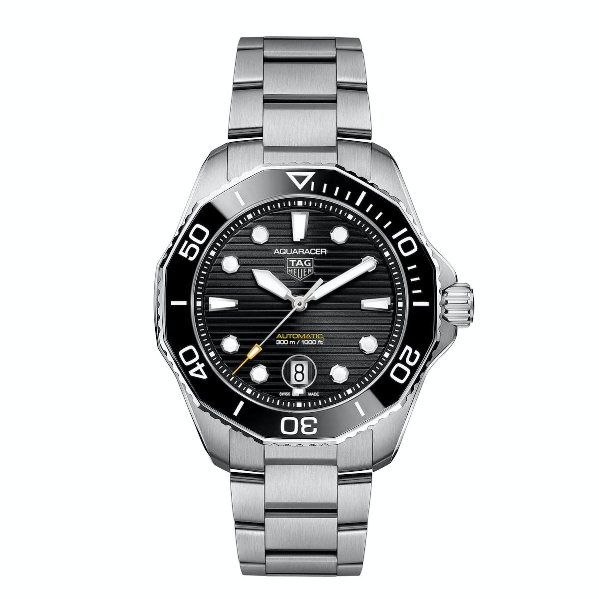 Tag Heuer Watch Automatic Aquaracer Professional 300 Black WBP201A.BA0632-GR8 Sunglasses