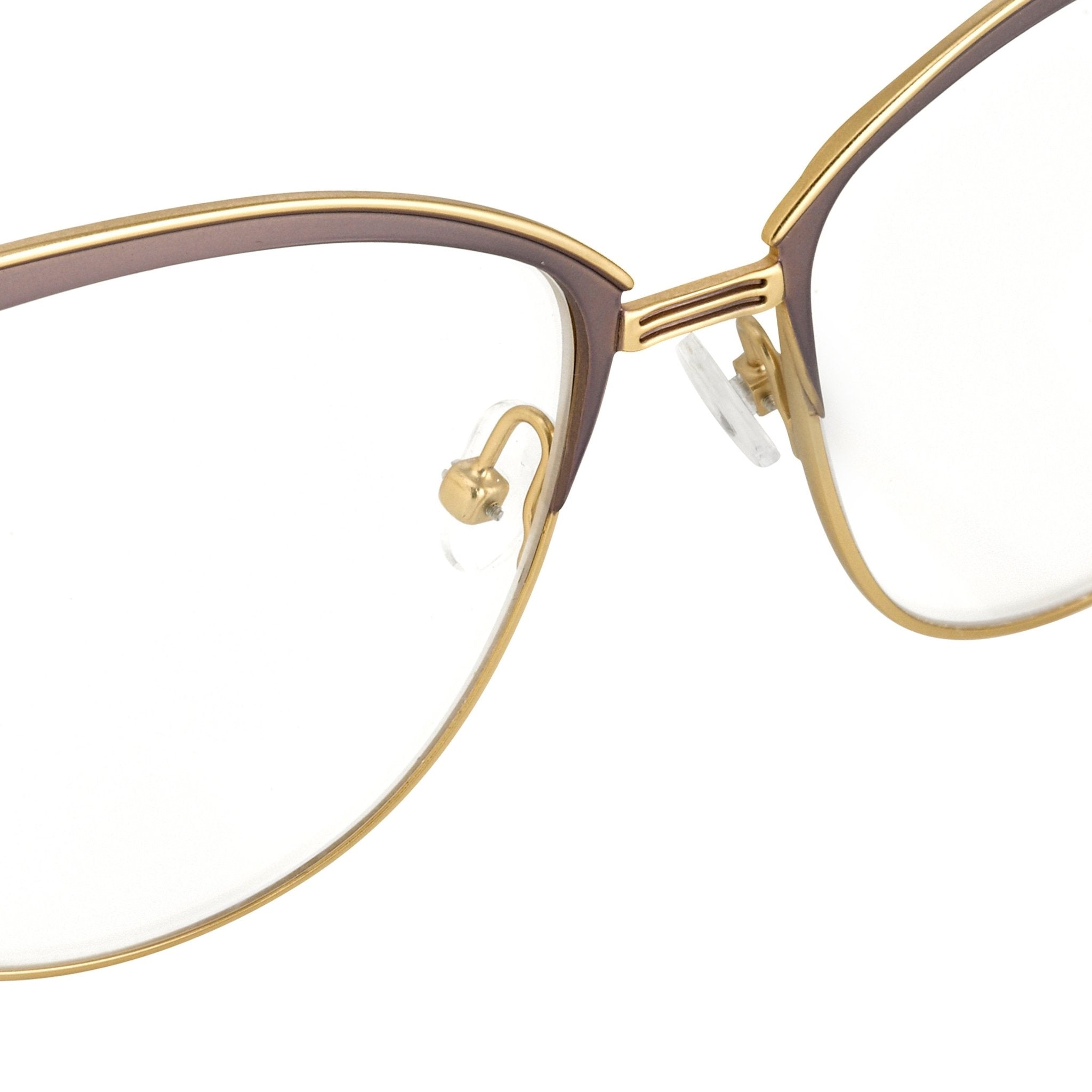 Agent Provocateur Eyeglasses Oval Brown and Gold-GR8 Sunglasses