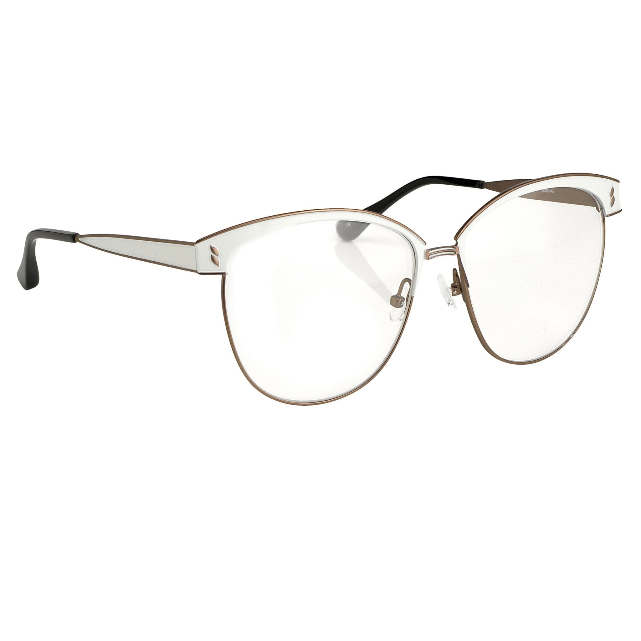 Agent Provocateur Eyeglasses Oval White/Dark Brown-GR8 Sunglasses