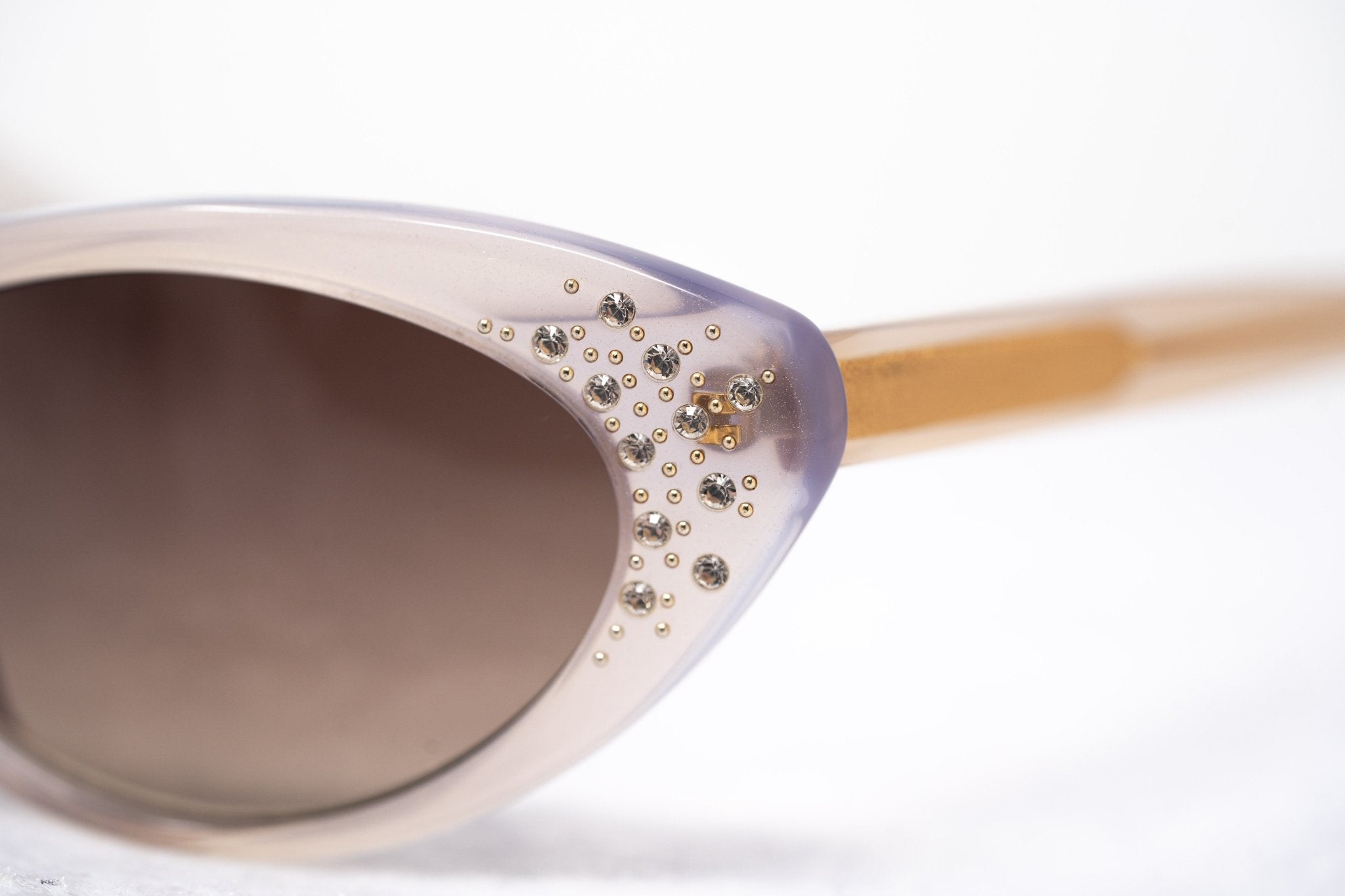 Agent Provocateur Ladies Sunglasses Cat Eye Beige and Brown AP21C12SUN-GR8 Sunglasses