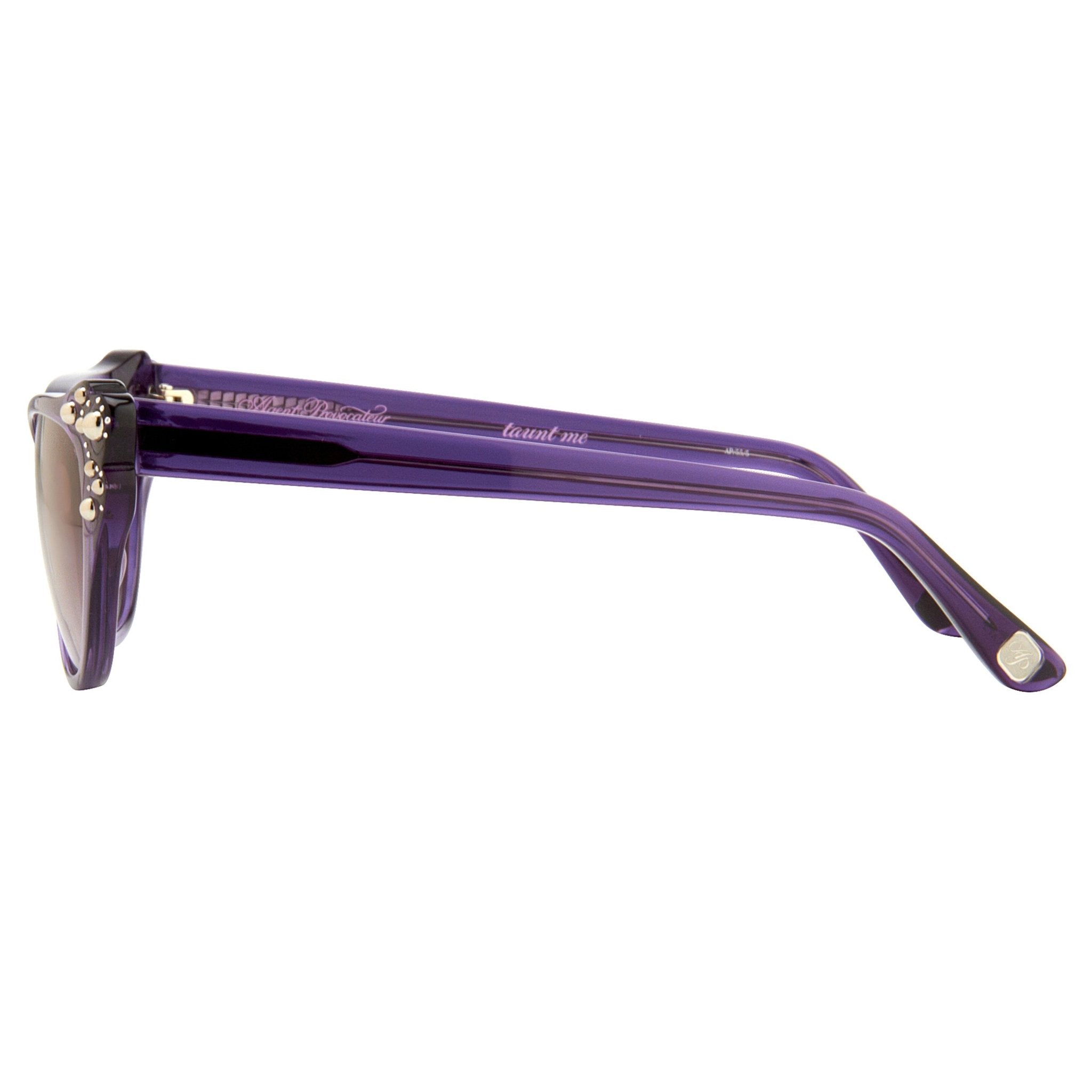 Agent Provocateur Sunglasses Cat Eye Purple and Brown-GR8 Sunglasses